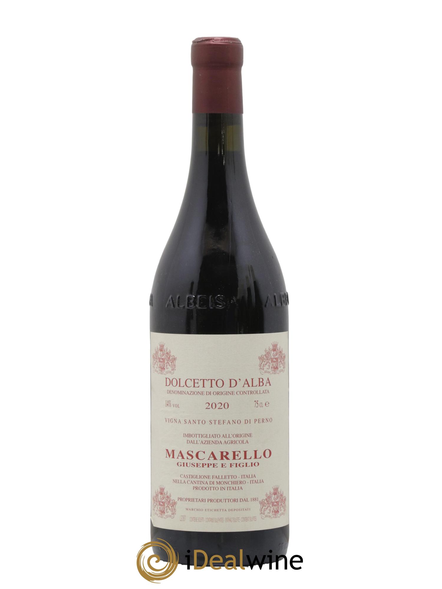 Dolcetto d'Alba Vigna Santo Stefano Di Perno Giuseppe Mascarello 2020 - Lot de 1 bouteille - 0