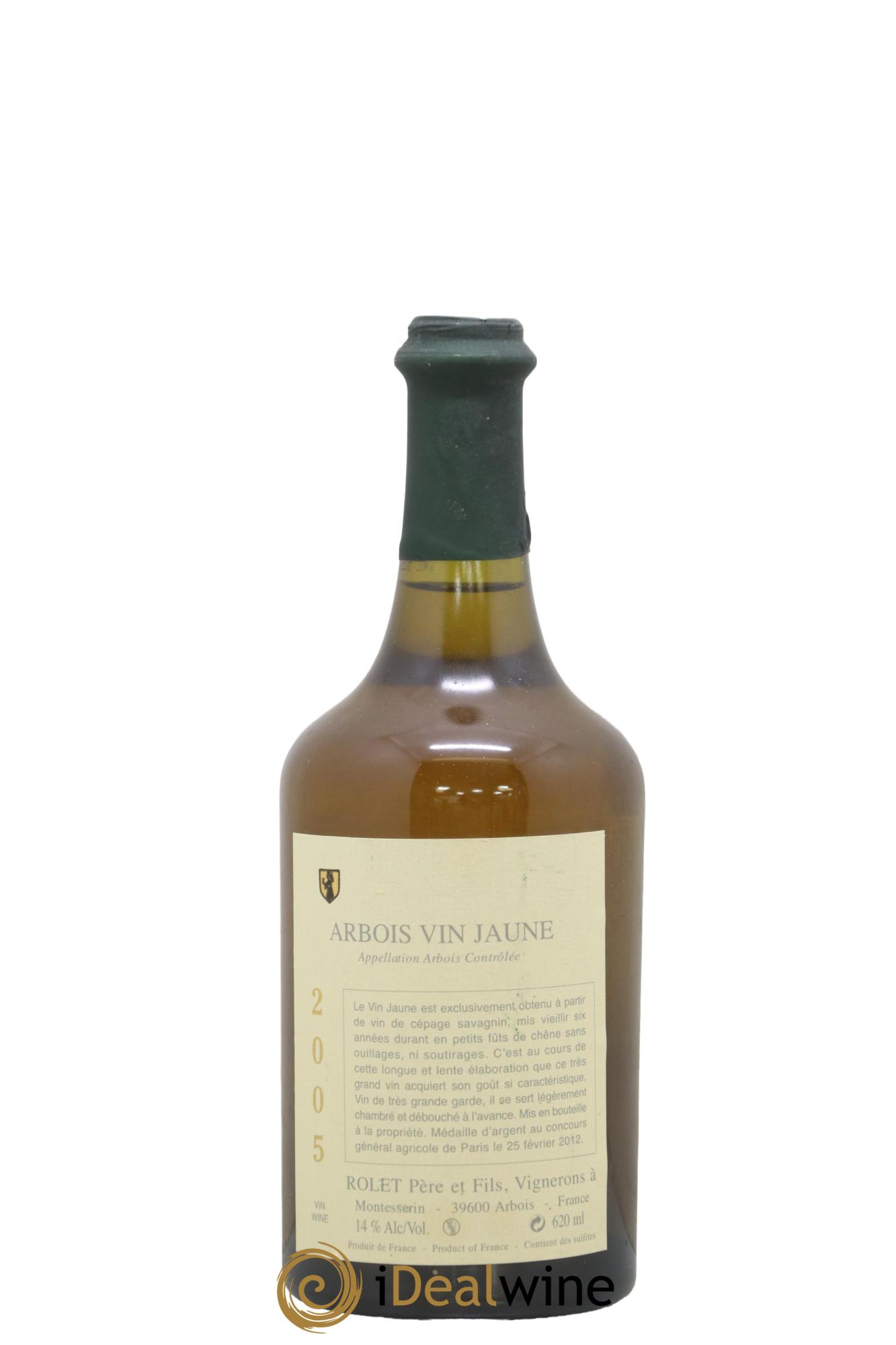 Arbois Vin Jaune  Domaine Rolet 2005 - Lotto di 1 clavelin - 0