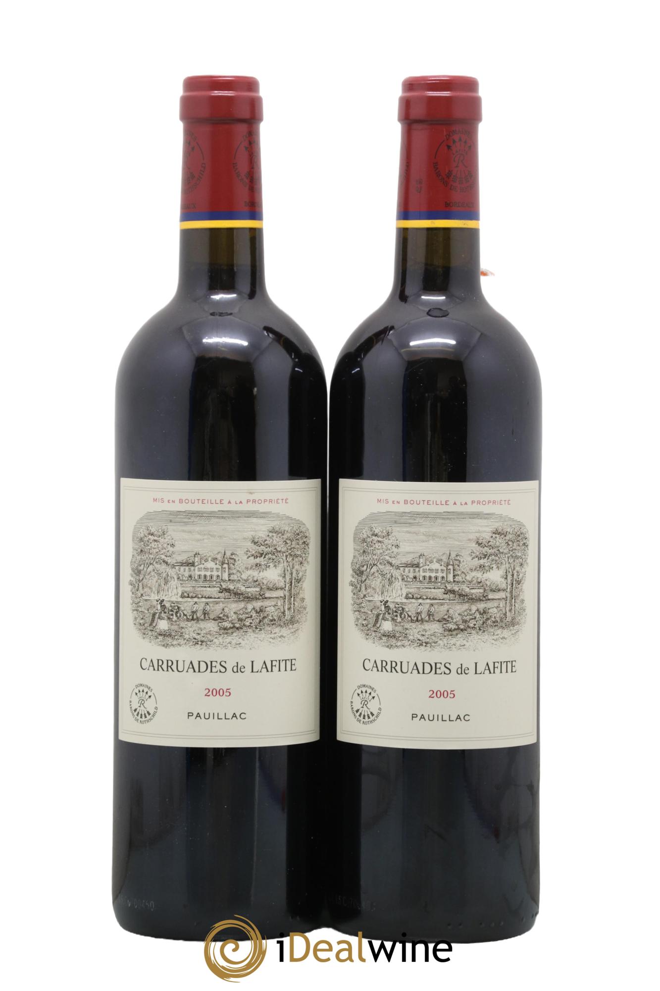 Carruades de Lafite Rothschild Second Vin 2005 - Lotto di 2 bottiglie - 0