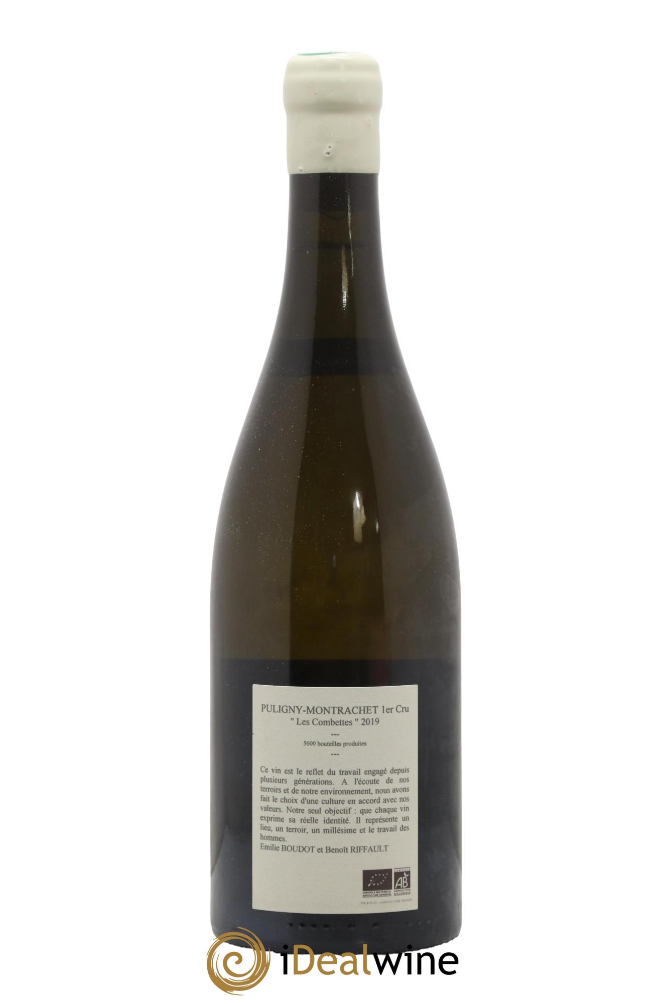 Puligny-Montrachet 1er Cru Les Combettes Etienne Sauzet 2019 - Lot of 1 bottle - 1