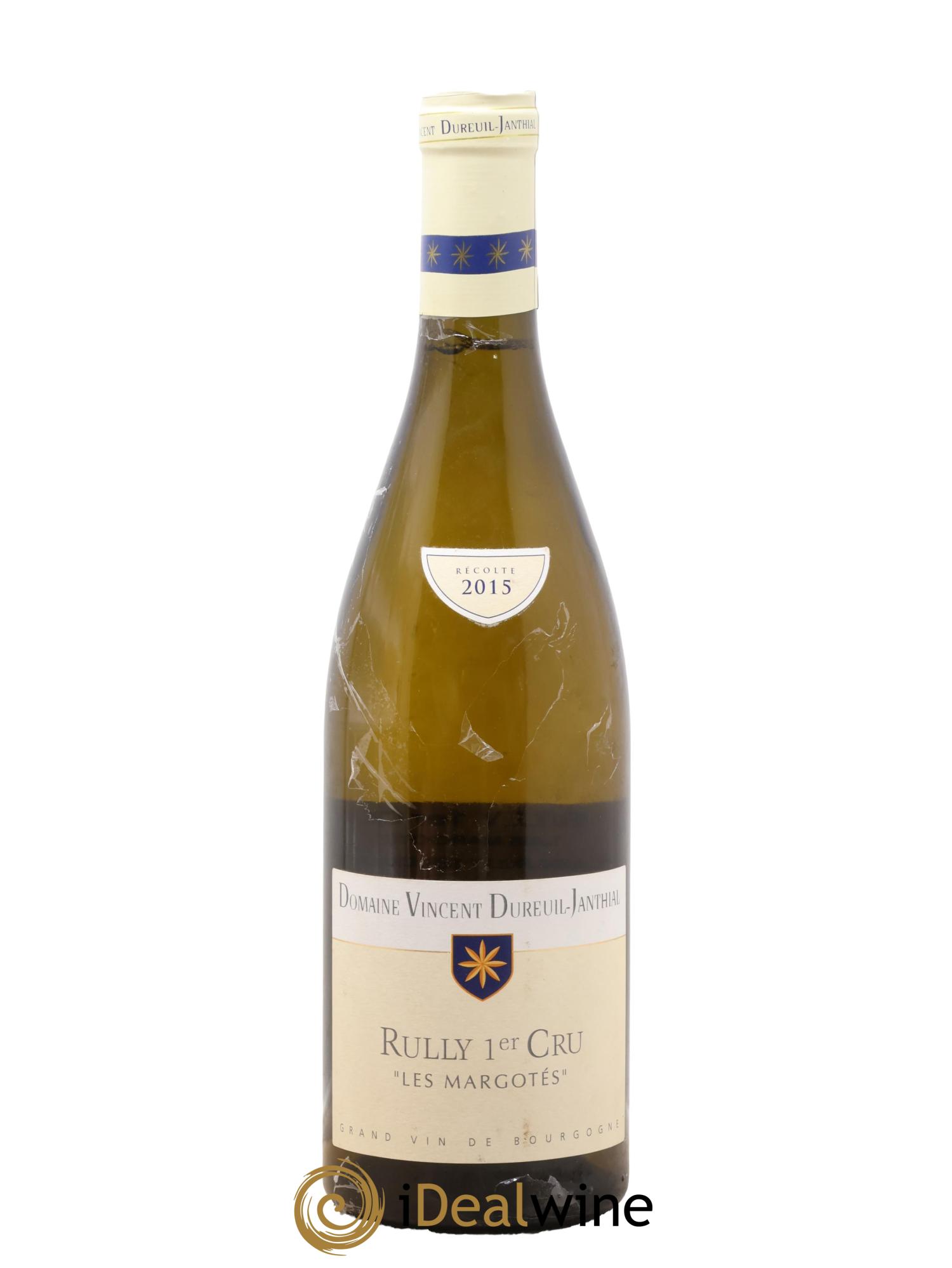 Rully 1er Cru Les Margotés Vincent Dureuil-Janthial 2015 - Posten von 1 Flasche - 0