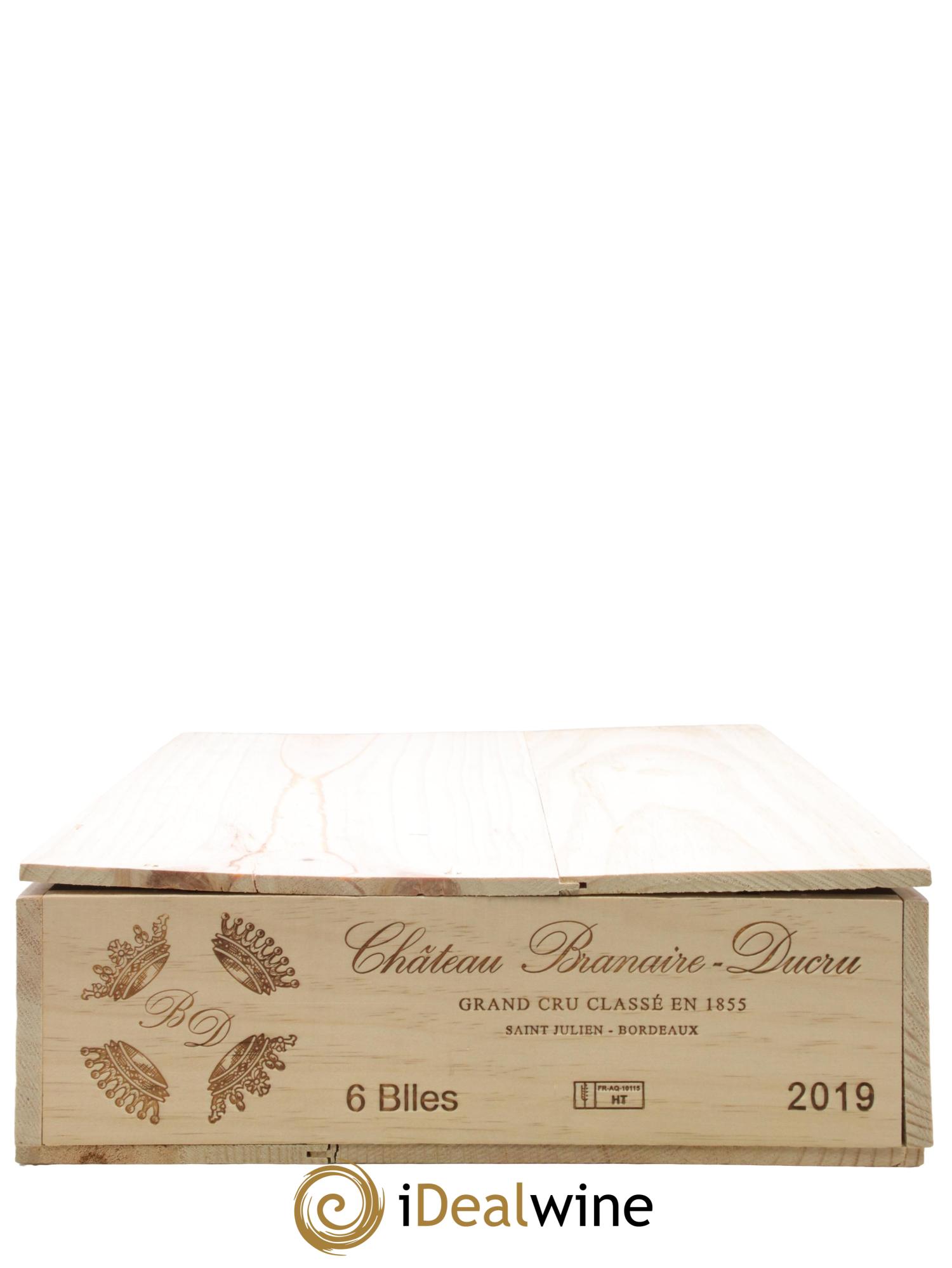 Château Branaire Ducru 4ème Grand Cru Classé 2019 - Lotto di 6 bottiglie - 1