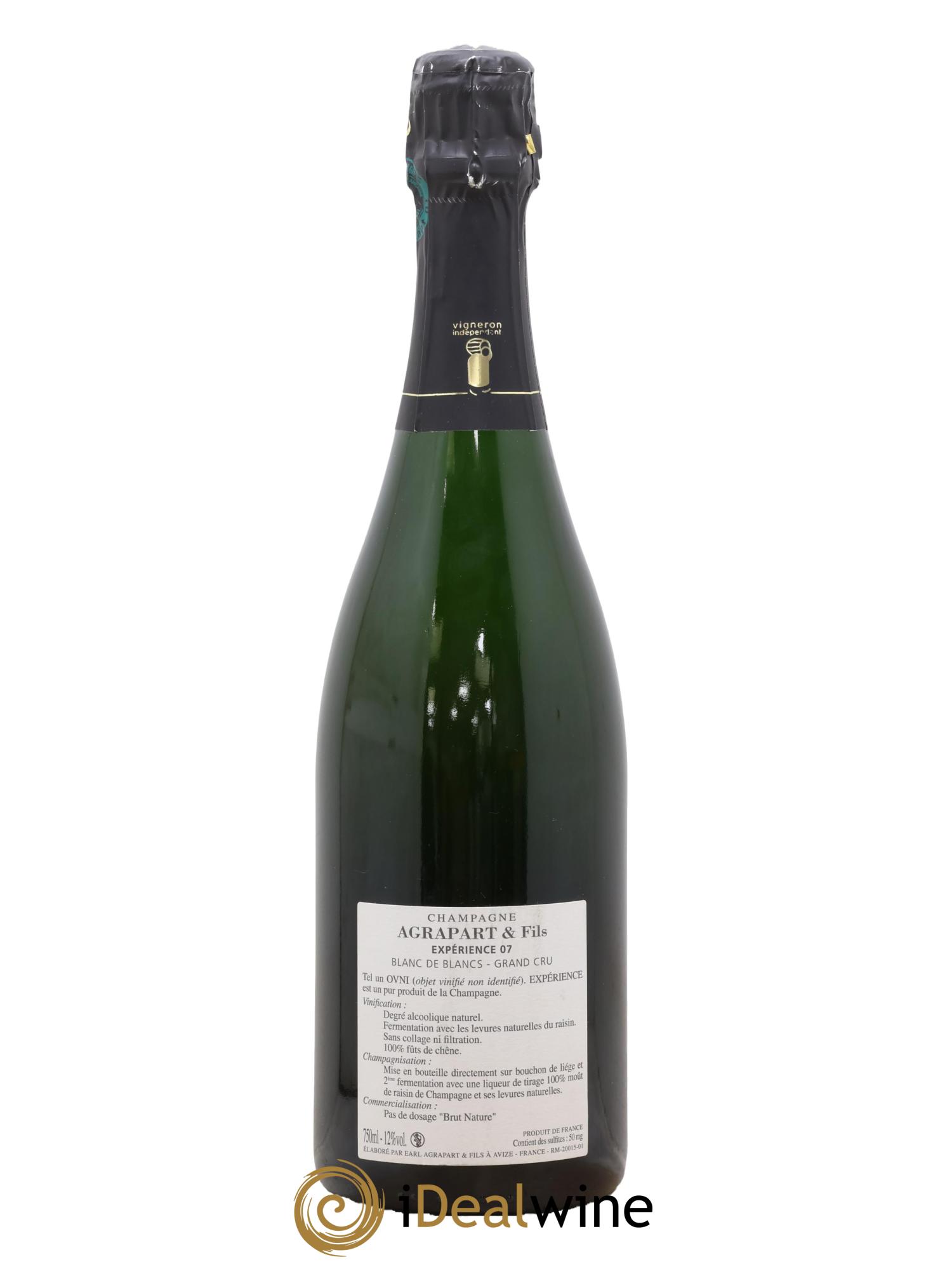 Expérience 07 Brut Nature Agrapart & Fils - Lot de 1 bouteille - 1