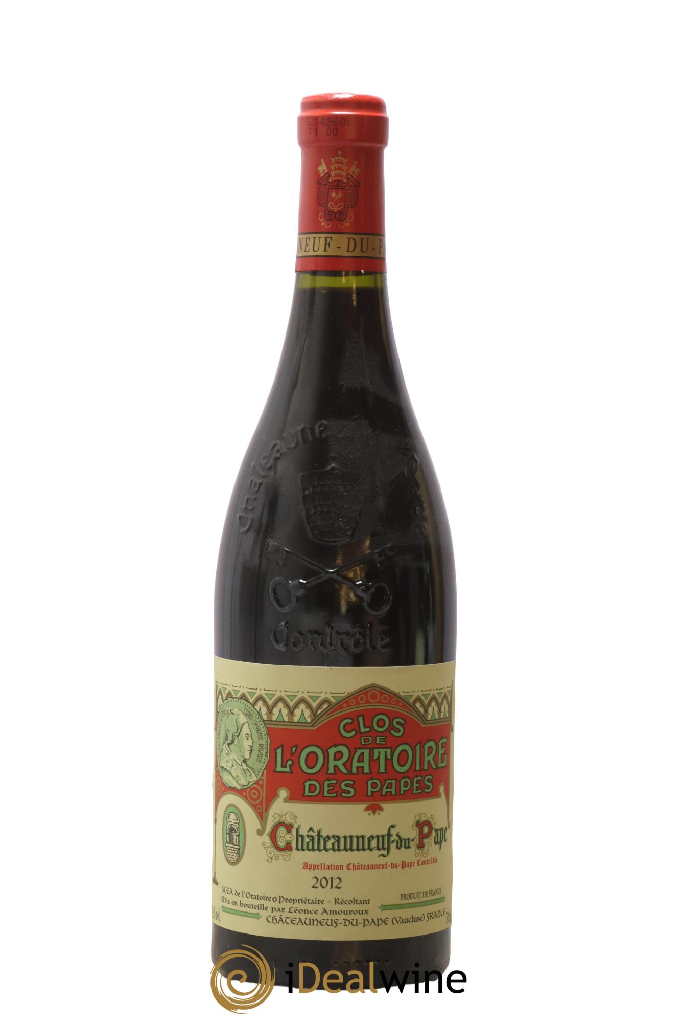 Châteauneuf-du-Pape Clos de l'Oratoire des Papes 2012 - Lot de 1 bouteille - 0
