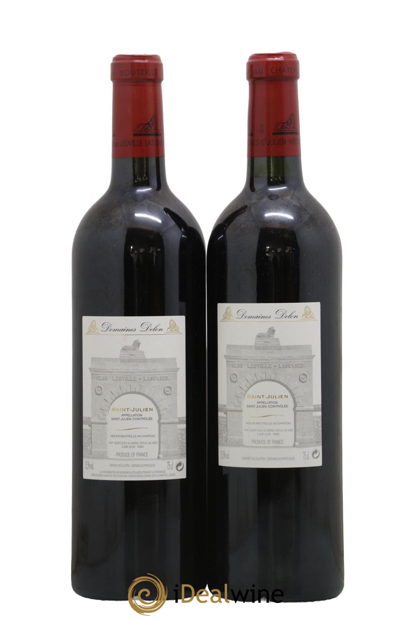 Château Léoville Las Cases 2ème Grand Cru Classé 2008 - Lotto di 2 bottiglie - 1