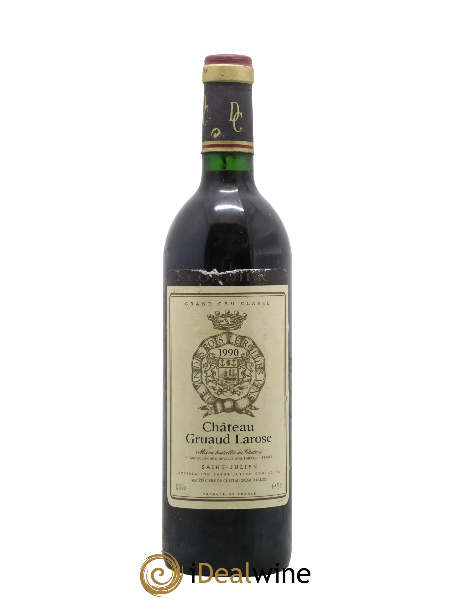 Château Gruaud Larose 2ème Grand Cru Classé 1990 - Lot de 1 bouteille - 0