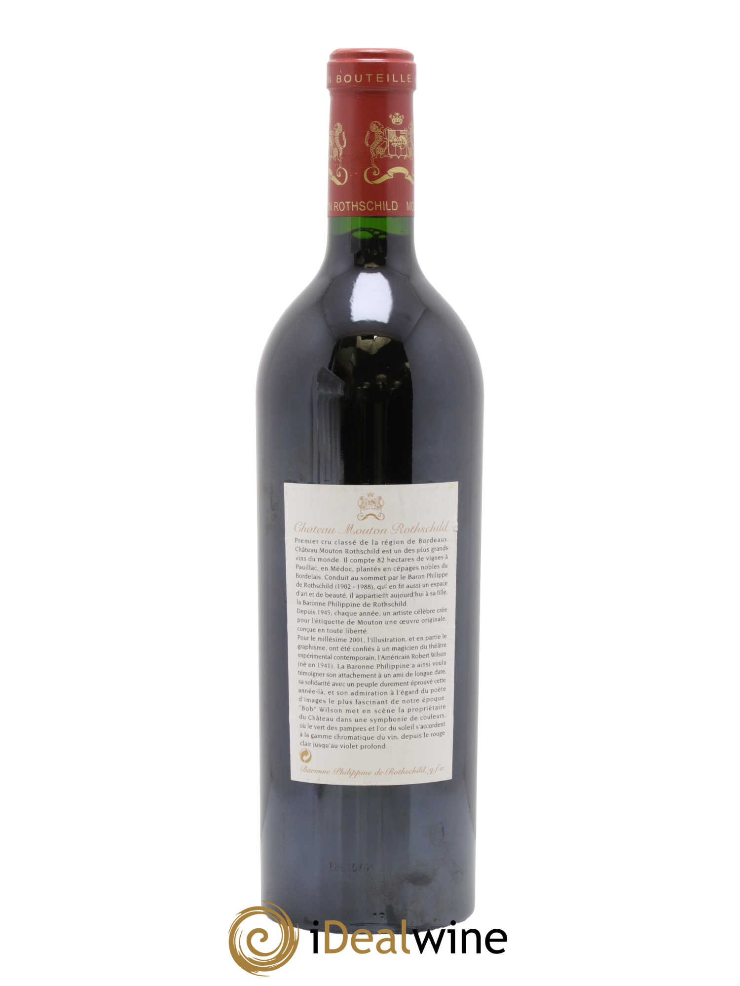 Château Mouton Rothschild 1er Grand Cru Classé 2001 - Posten von 1 Flasche - 1