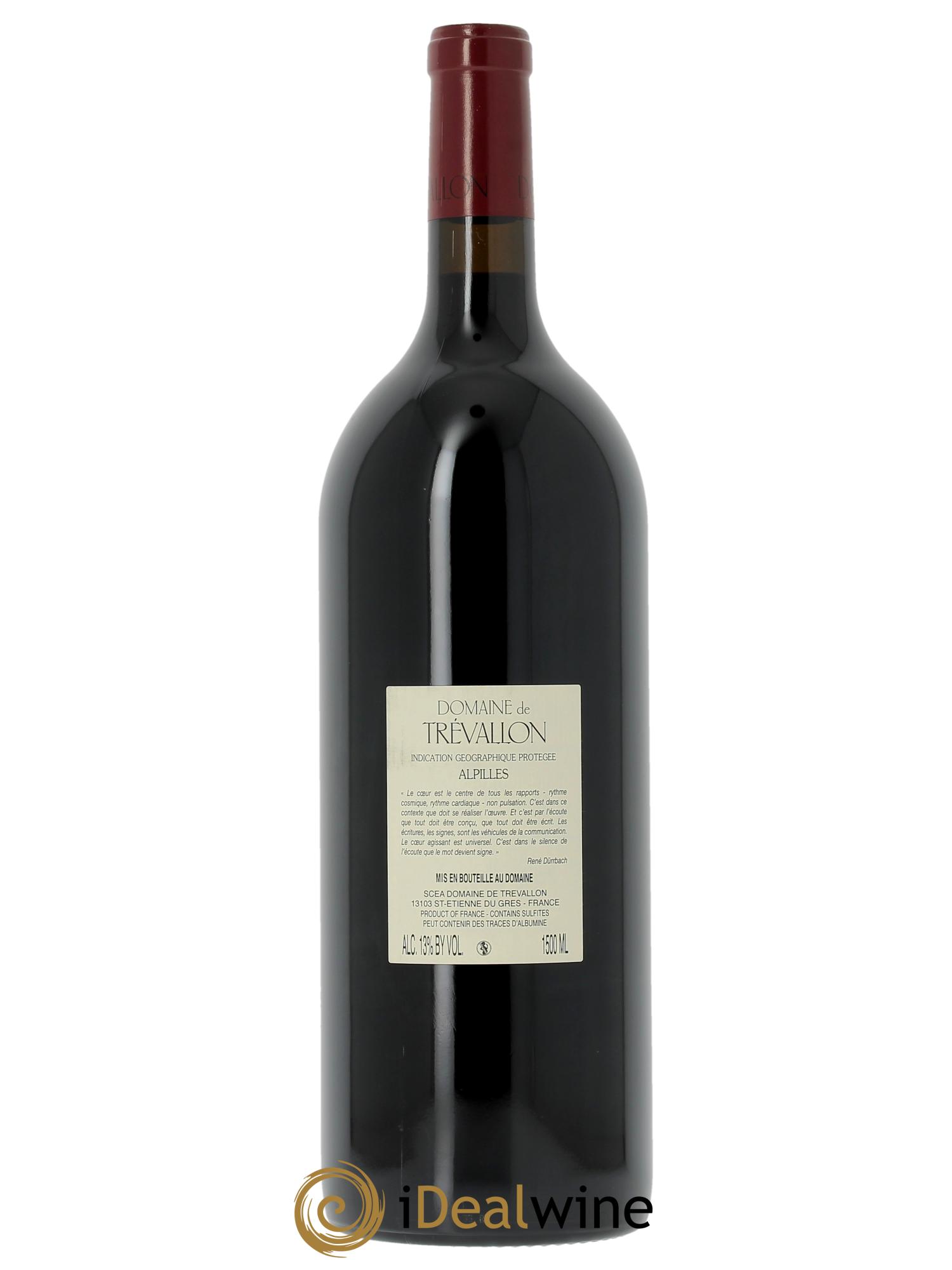 IGP Alpilles Trévallon (Domaine de) Eloi Dürrbach 2022 - Posten von 1 Magnum - 1