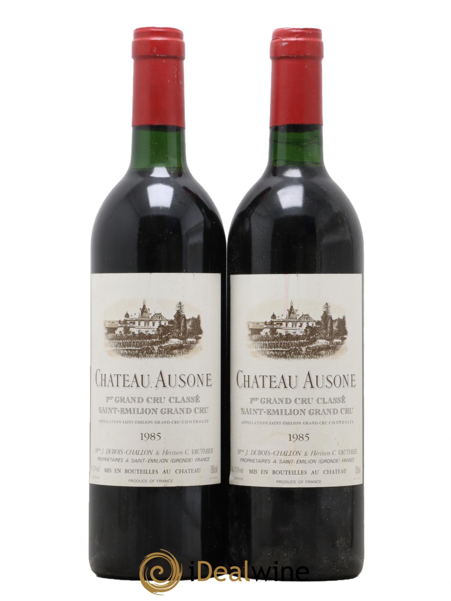 Château Ausone 1er Grand Cru Classé A 1985 - Lot de 2 bouteilles - 0