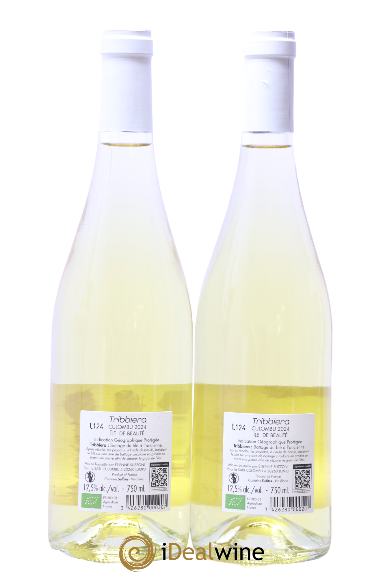 Vin de Corse IGP Ile de Beauté Clos Culombu Tribbiera 2024 - Lote de 2 botellas - 1