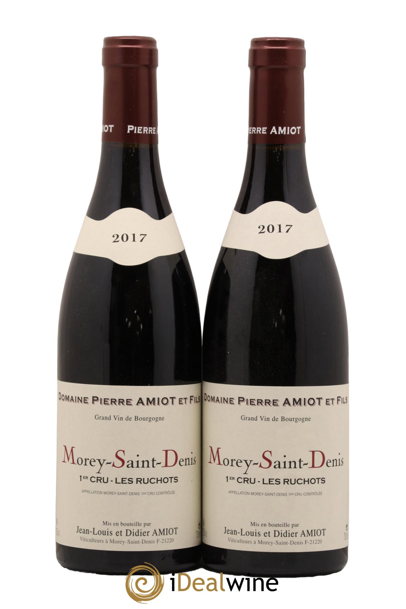 Morey-Saint-Denis 1er Cru Les Ruchots Domaine Amiot Pere Et Fils 2017 - Lot de 2 bouteilles - 0