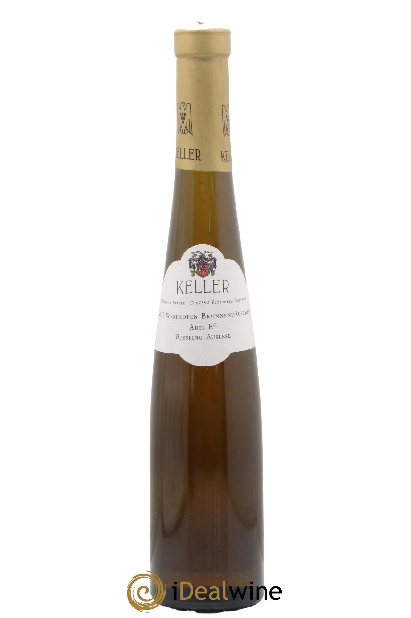 Allemagne Abts E Auslese Westhofen Brunnerberghof Keller 2012 - Lot de 1 demi bouteille - 0