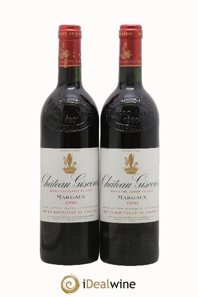 Château Giscours 3ème Grand Cru Classé 1990 - Lotto di 2 bottiglie - 0
