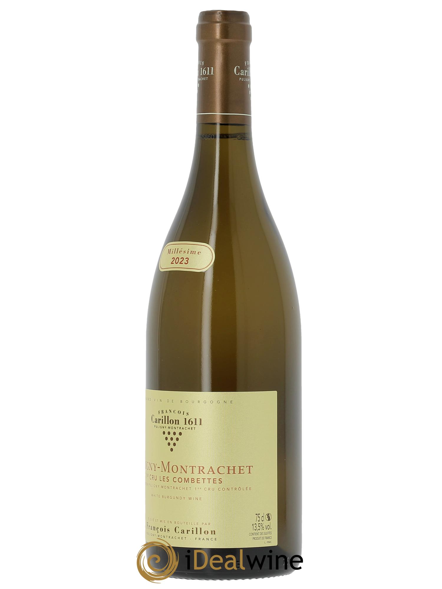 Puligny-Montrachet 1er Cru Les Combettes François Carillon  2023 - Lot de 1 bouteille - 1