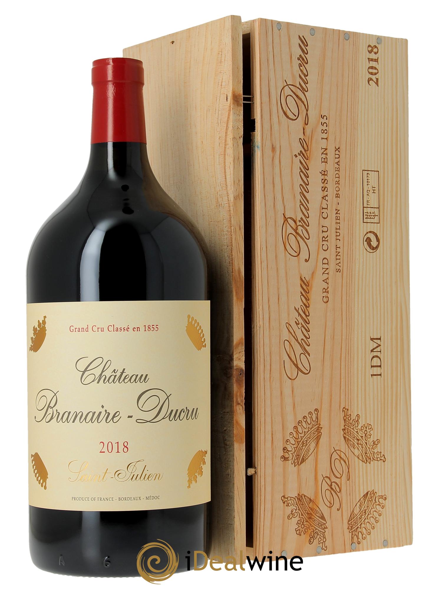 Château Branaire Ducru 4ème Grand Cru Classé  2018 - Lot de 1 double magnum - 0