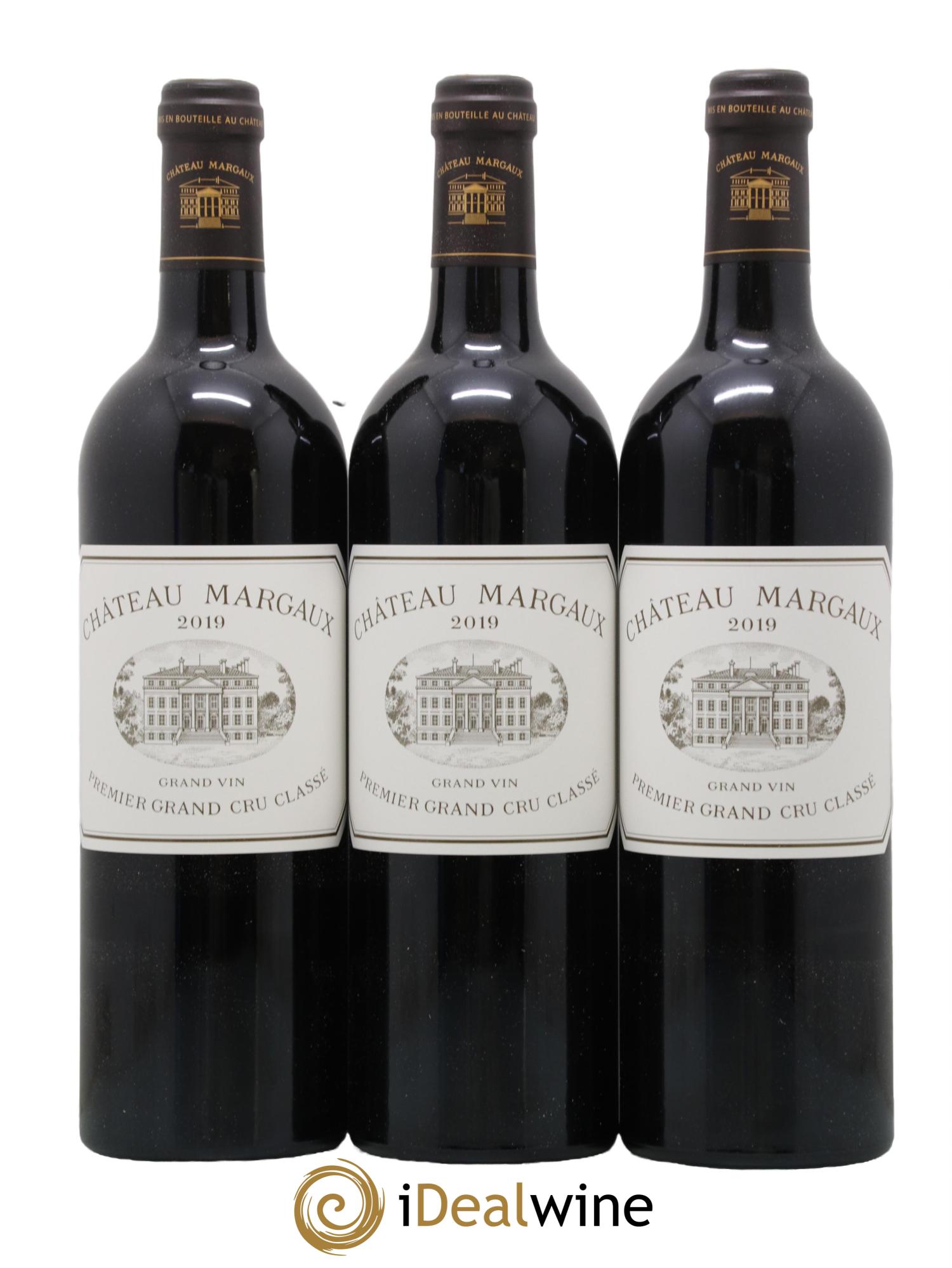 Château Margaux 1er Grand Cru Classé 2019 - Lot de 3 bouteilles - 0