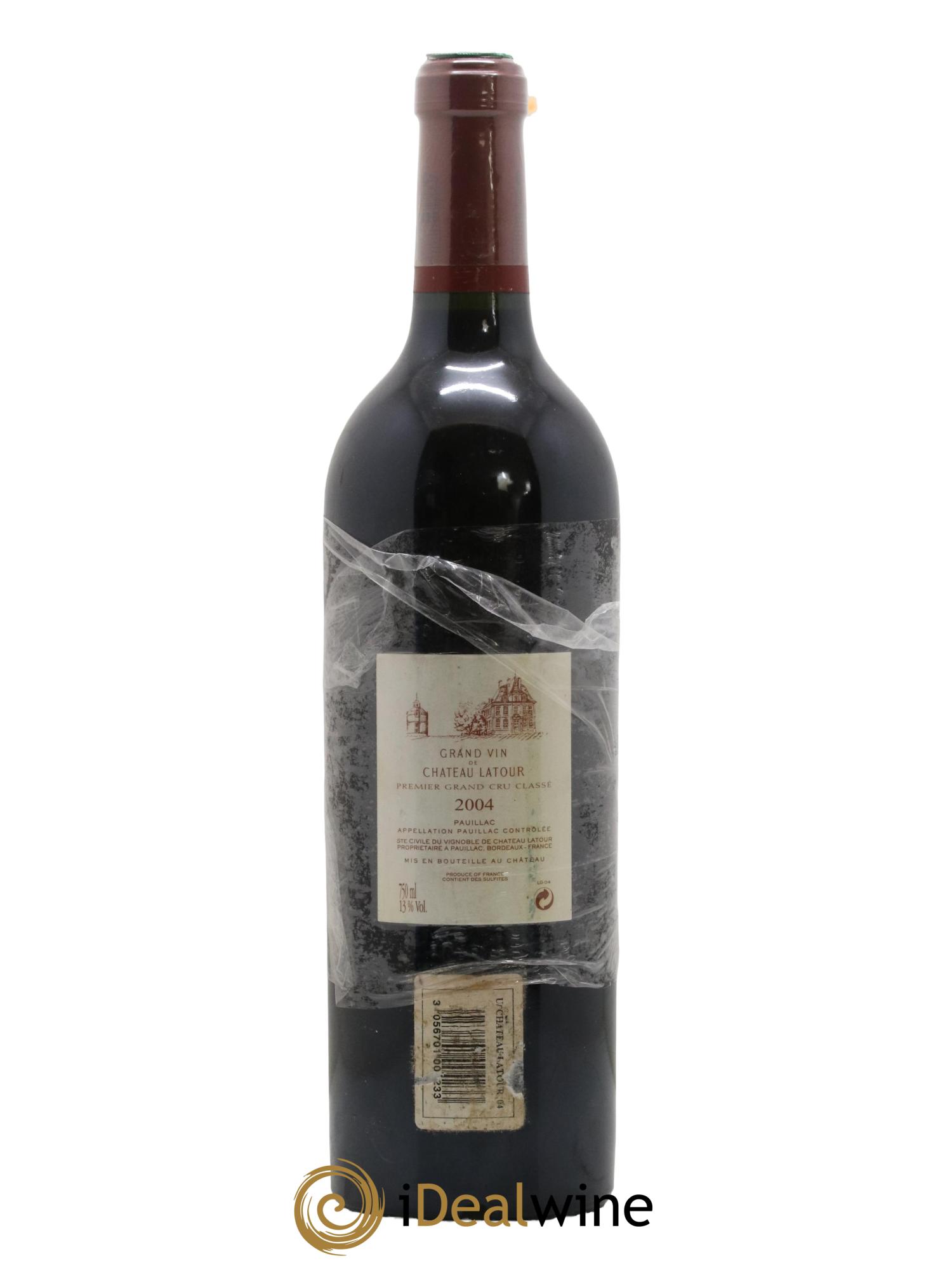 Château Latour 1er Grand Cru Classé 2004 - Lot de 1 bouteille - 1