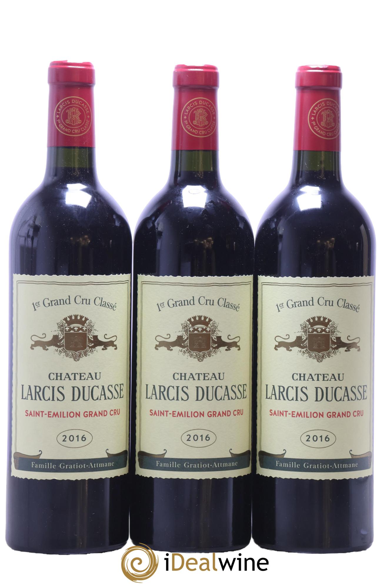 Château Larcis Ducasse 1er Grand Cru Classé B 2016 - Lot of 3 bottles - 0