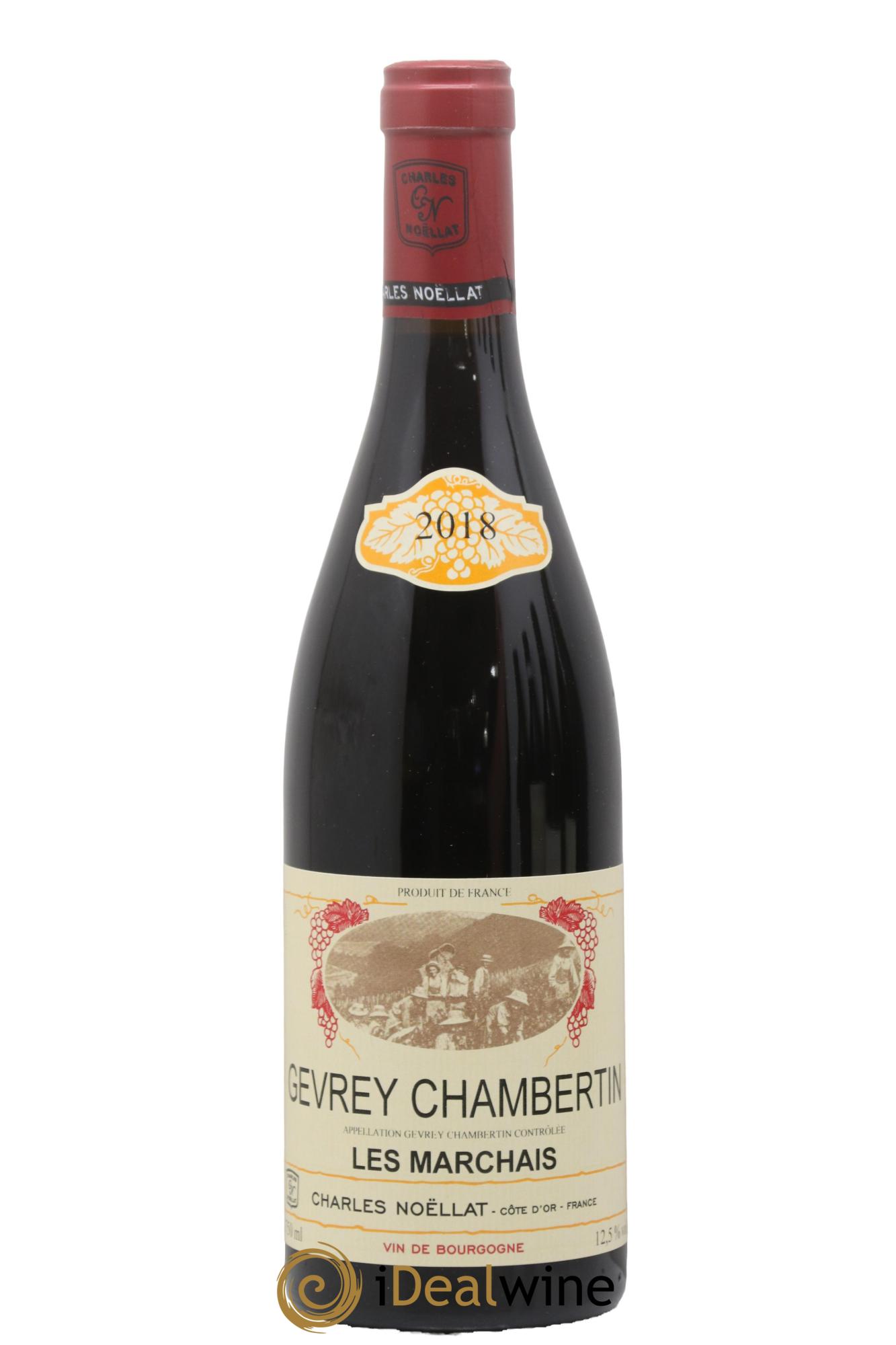 Gevrey-Chambertin Les Marchais Charles Noëllat 2018 - Posten von 1 Flasche - 0