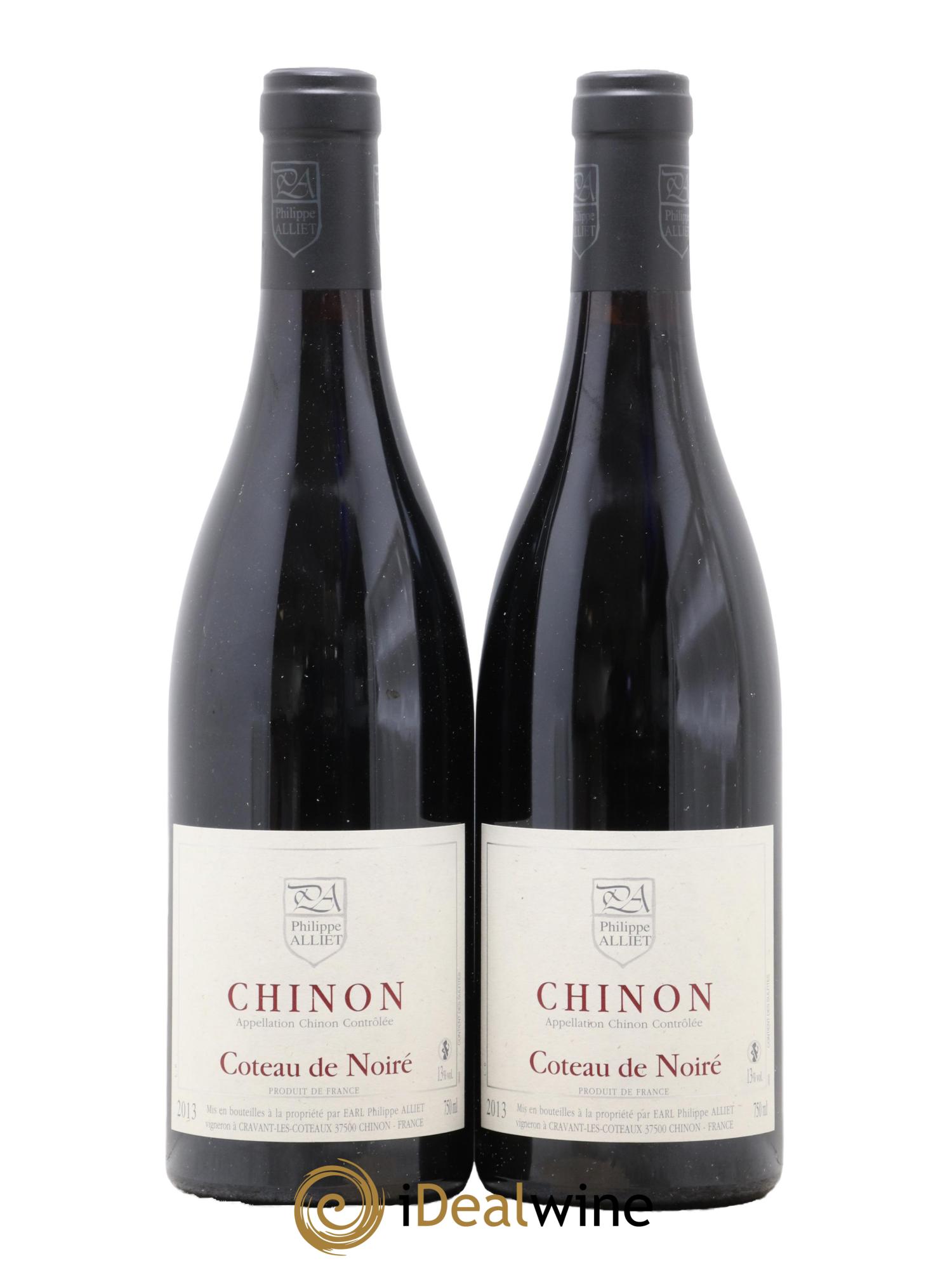 Chinon Coteau de Noiré Philippe Alliet 2013 - Lot de 2 bouteilles - 0