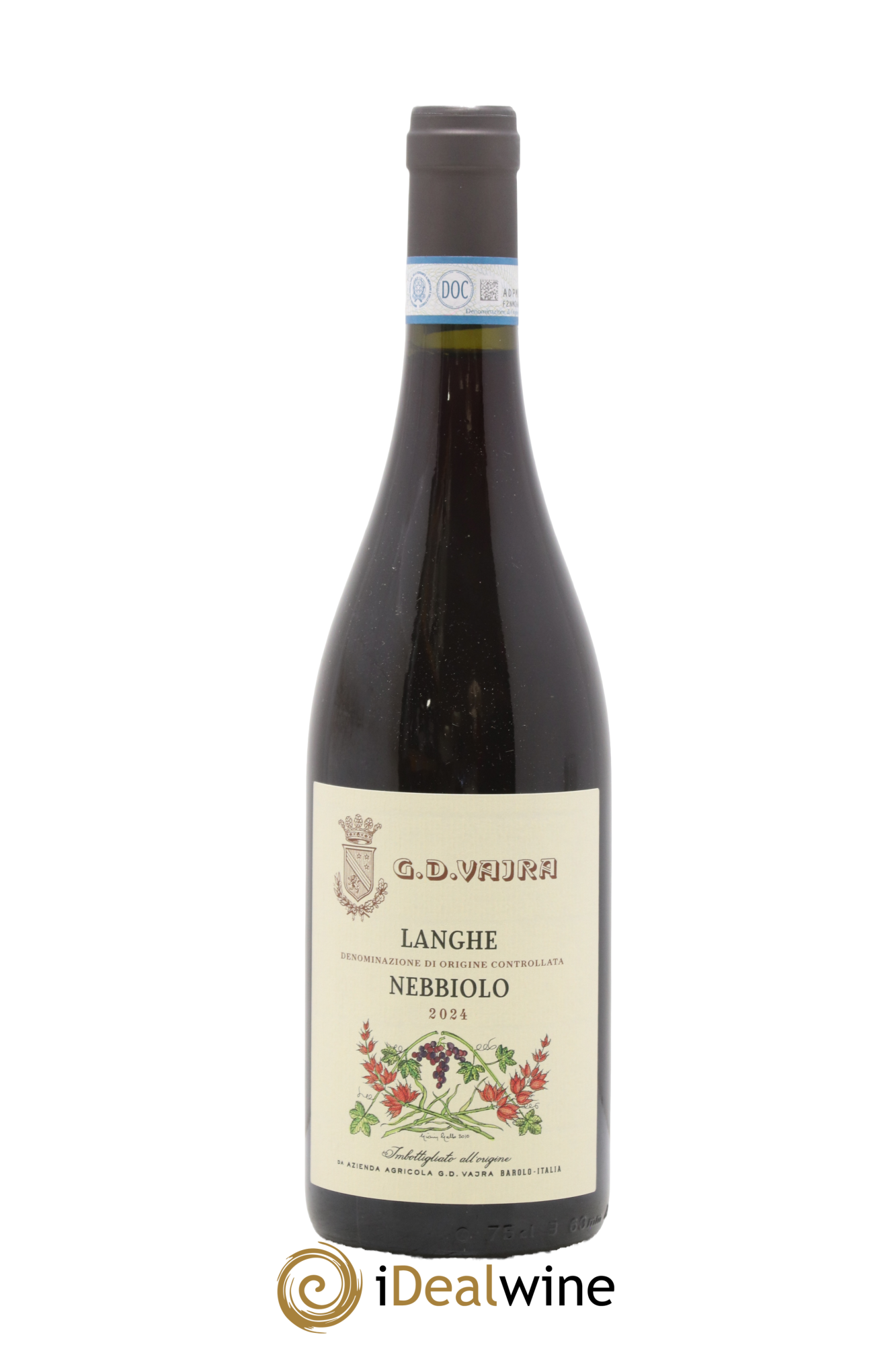 Langhe DOC Nebbiolo G.D Vajra 2024 - Lot de 1 bouteille - 0