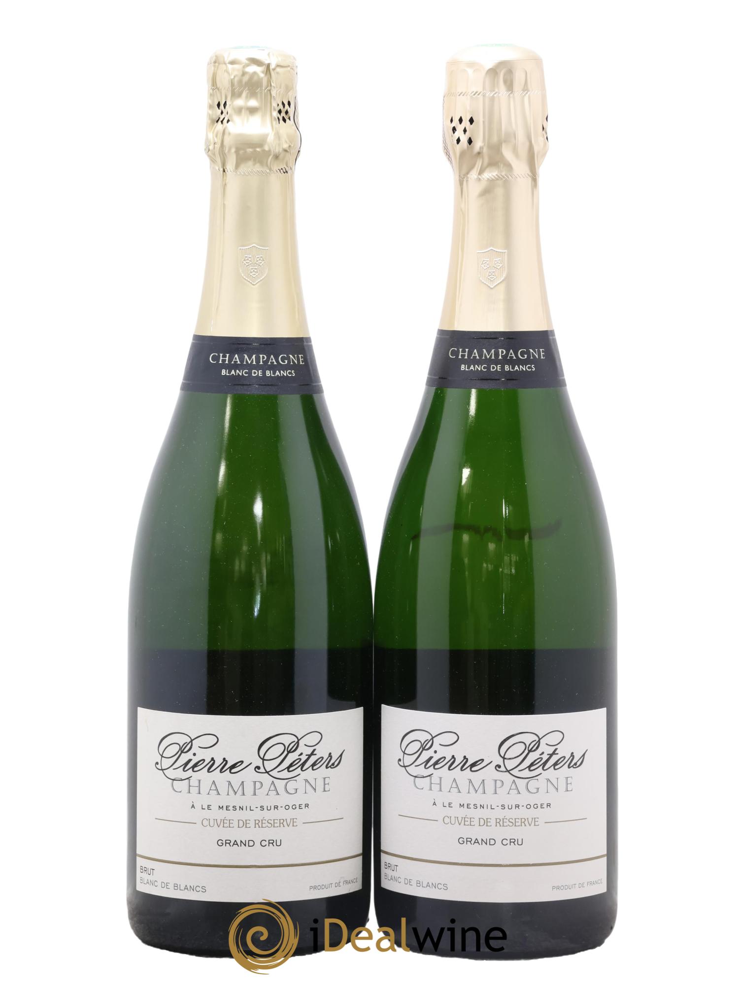 Blanc de Blancs Cuvée de Réserve Grand Cru Brut Pierre Péters - Posten von 2 Flaschen - 0
