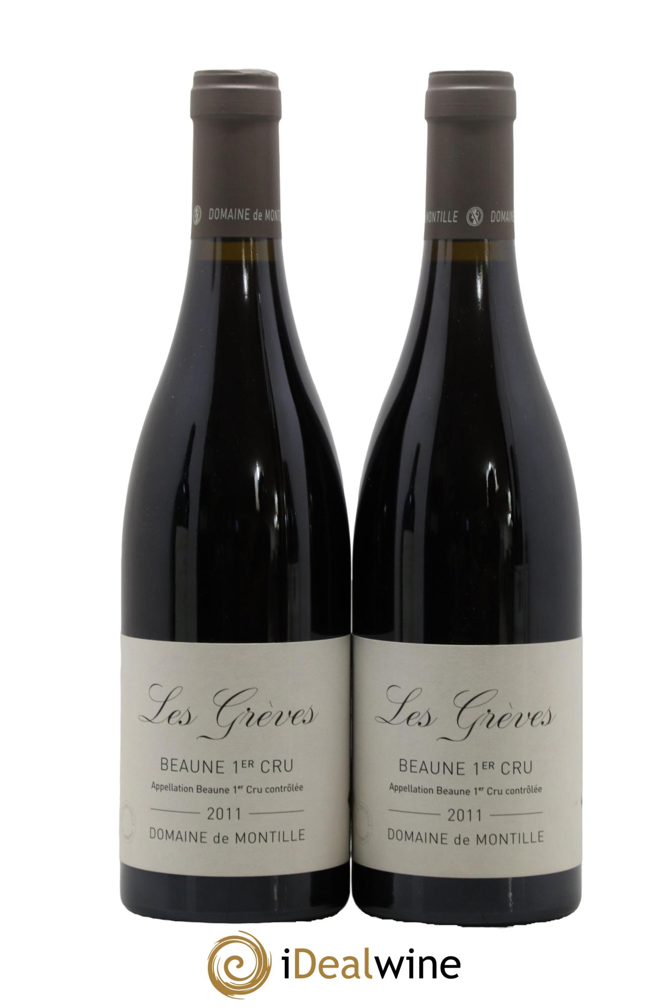 Beaune 1er Cru Les Grèves De Montille (Domaine) 2011 - Posten von 2 Flaschen - 0