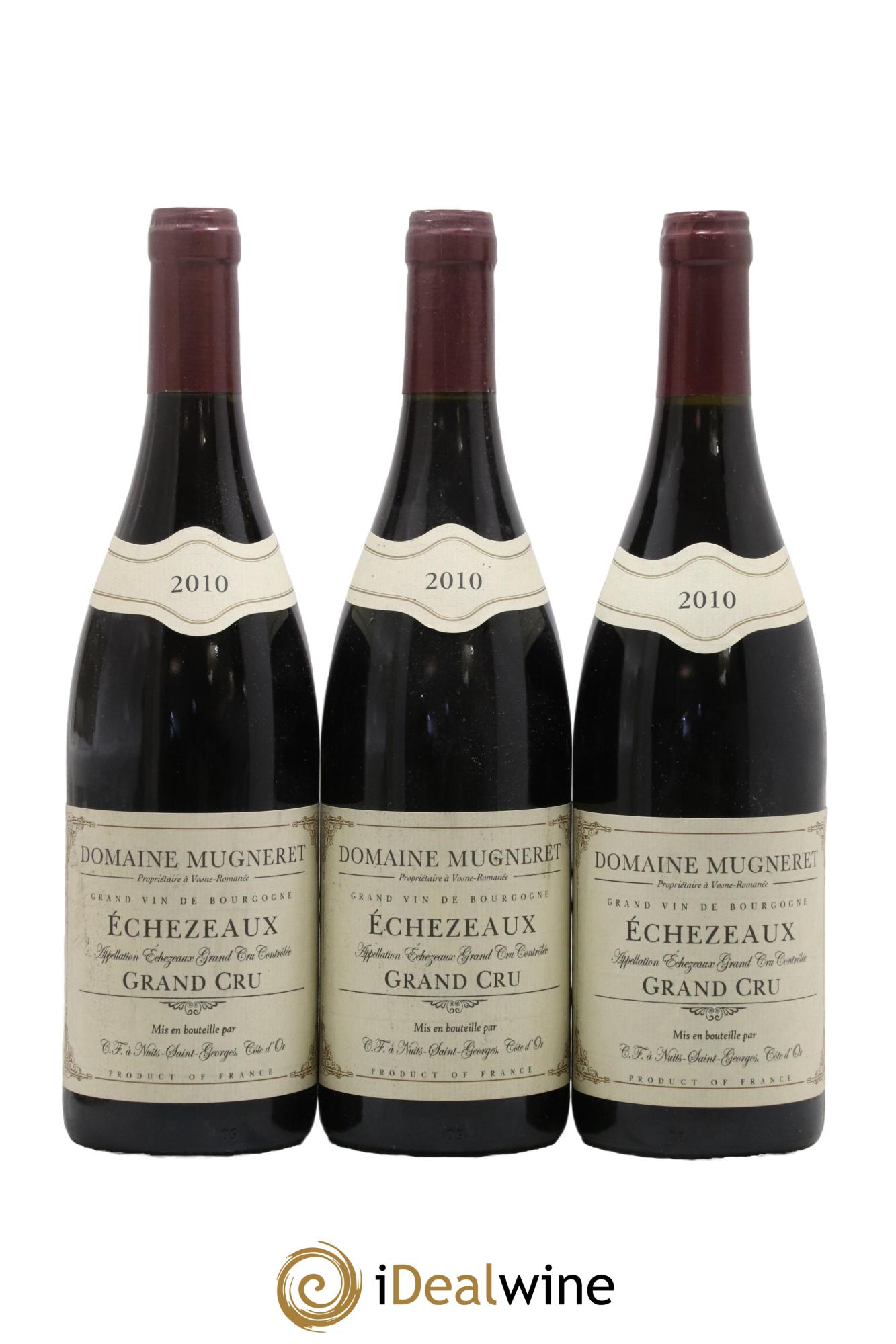 Echezeaux Grand Cru Domaine Mugneret 2010 - Lot de 3 bouteilles - 0