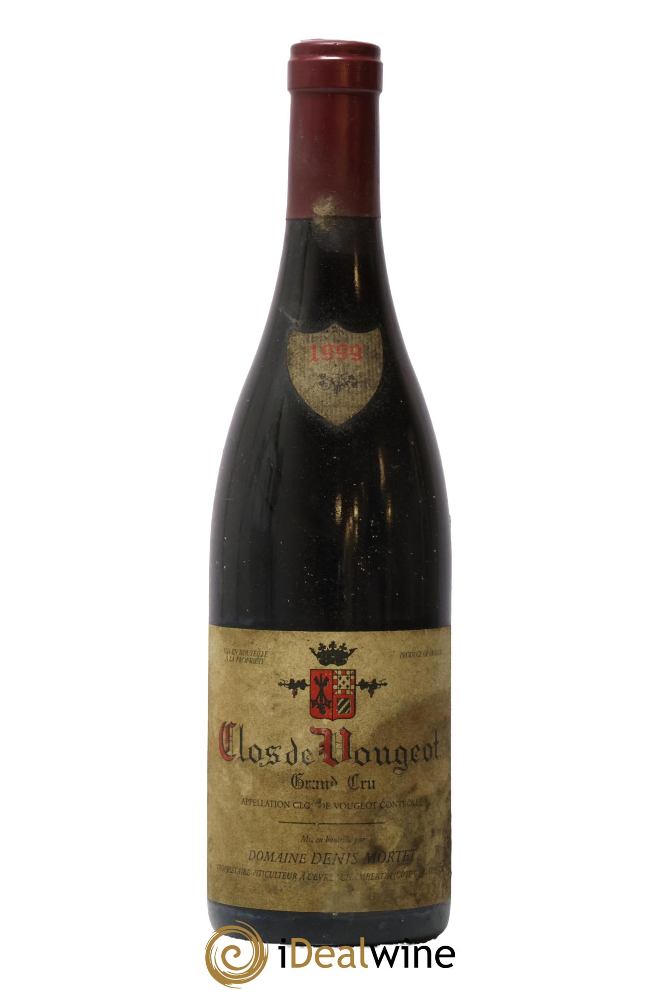 Clos de Vougeot Grand Cru Denis Mortet (Domaine) 1999 - Lot de 1 bouteille - 0