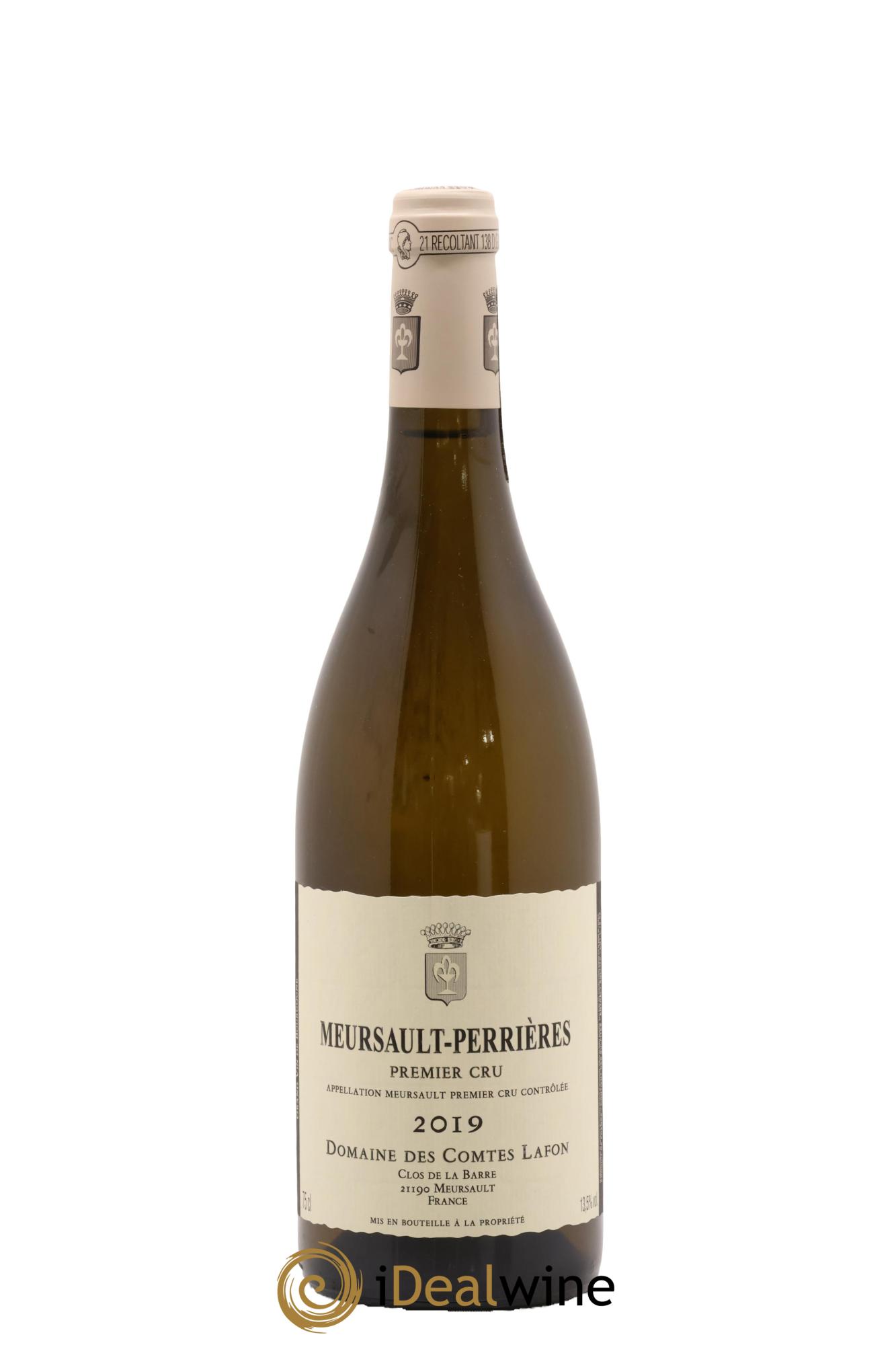 Meursault 1er Cru Perrières Comtes Lafon (Domaine des) 2019 - Lot de 1 bouteille - 0