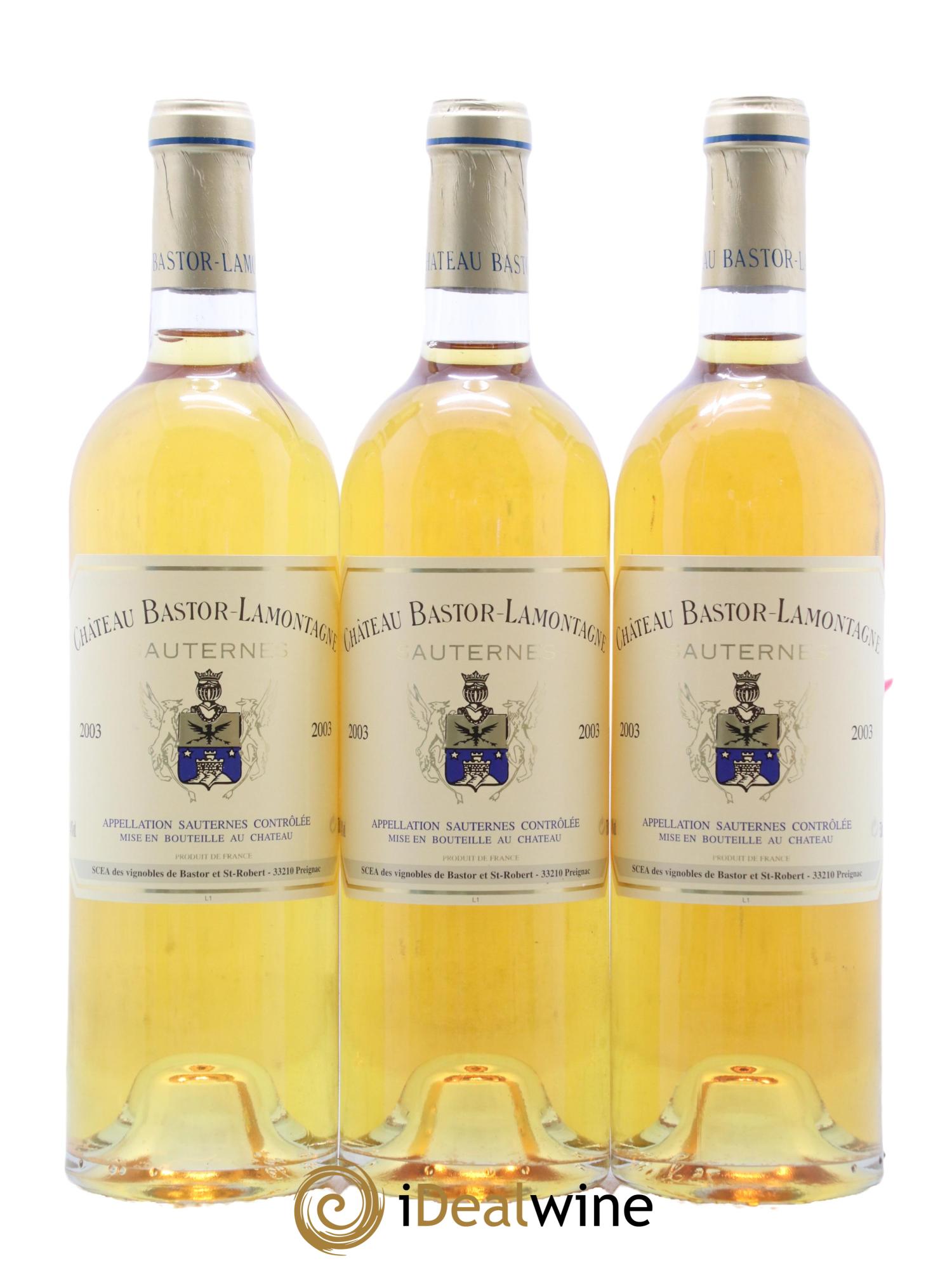 Château Bastor Lamontagne  2003 - Lot de 12 bouteilles - 4