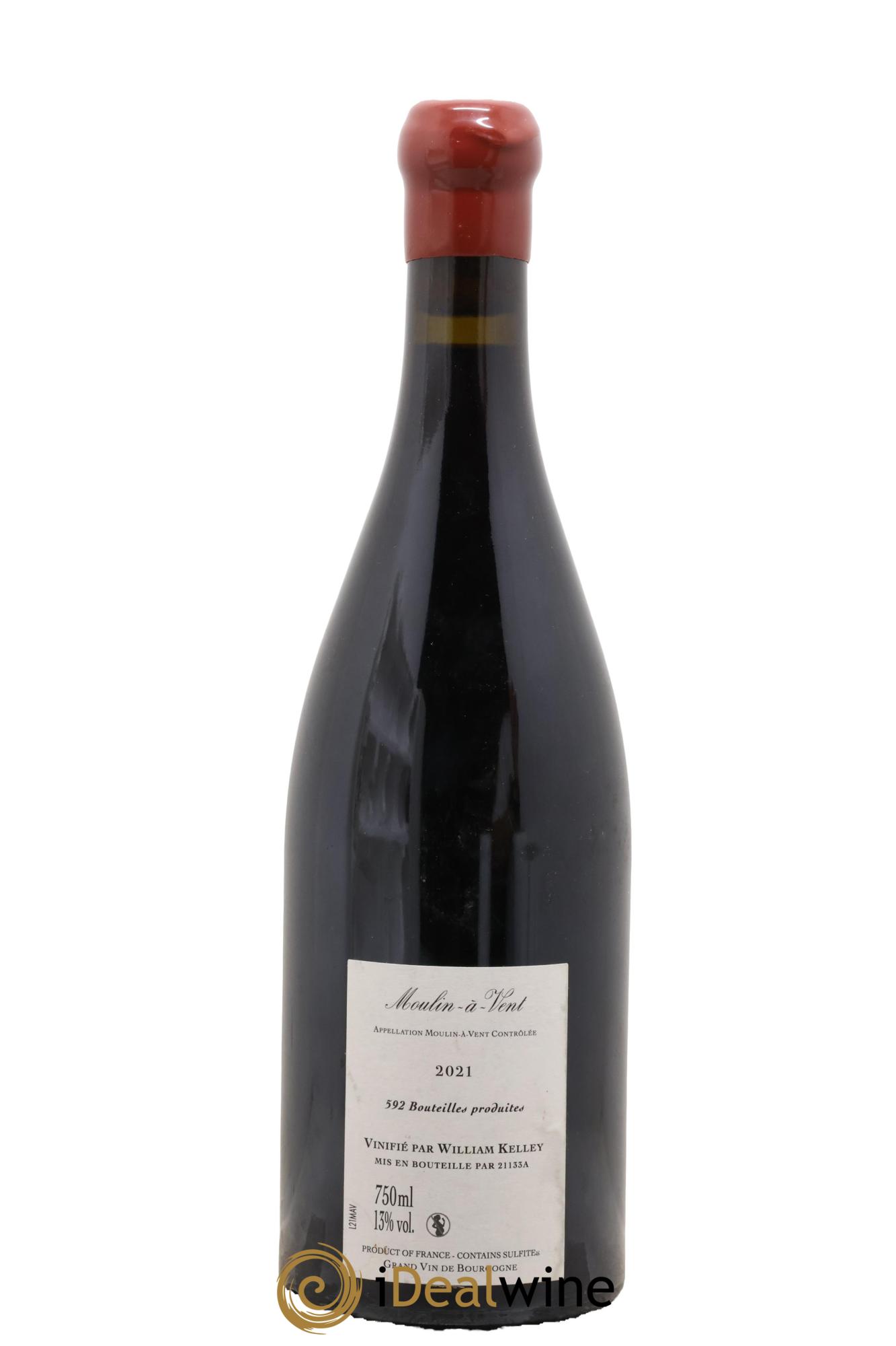 Moulin-à-Vent William Kelley 2021 - Lot of 1 bottle - 1