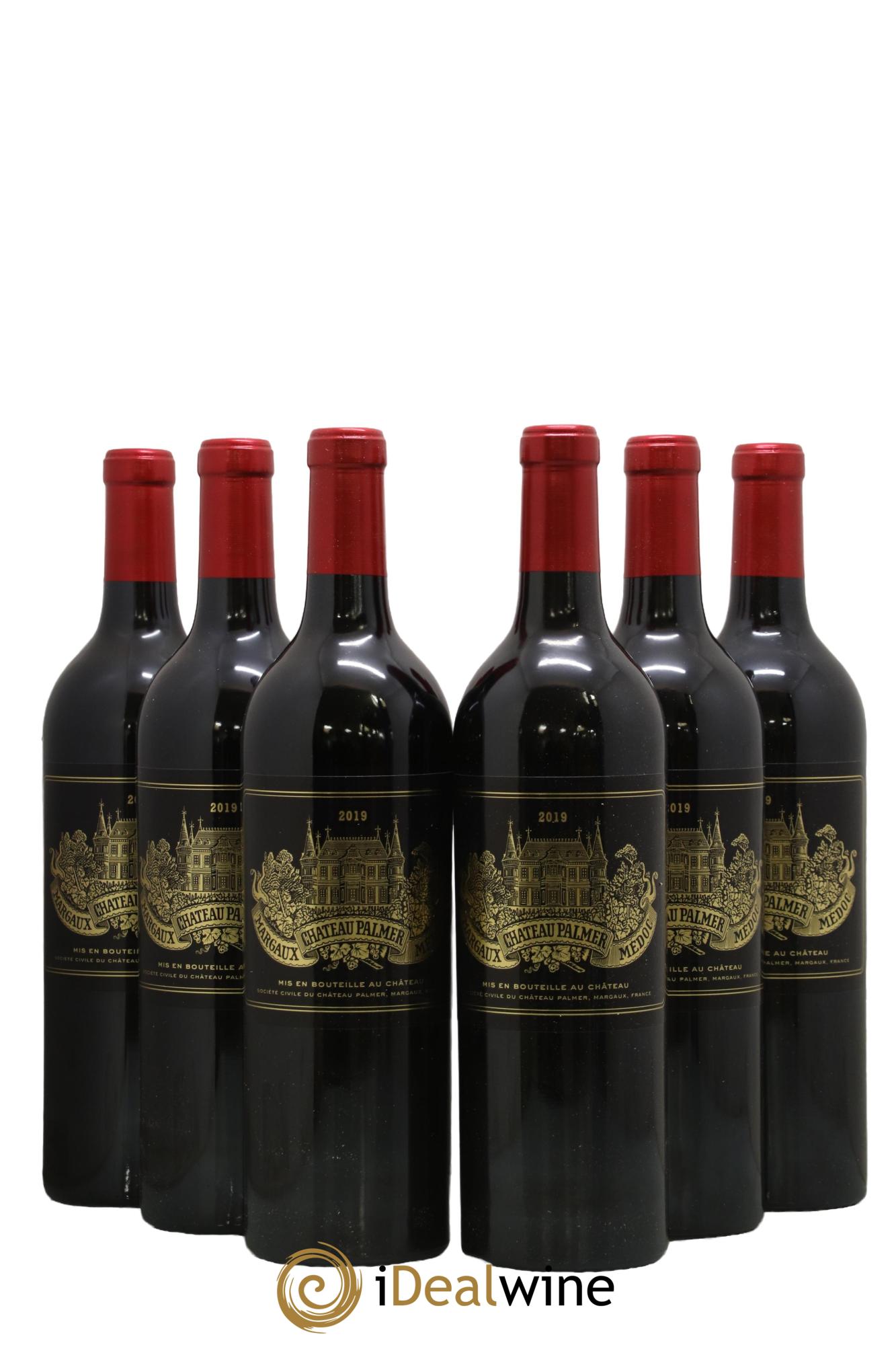 Château Palmer 3ème Grand Cru Classé 2019 - Lot de 6 bouteilles - 0