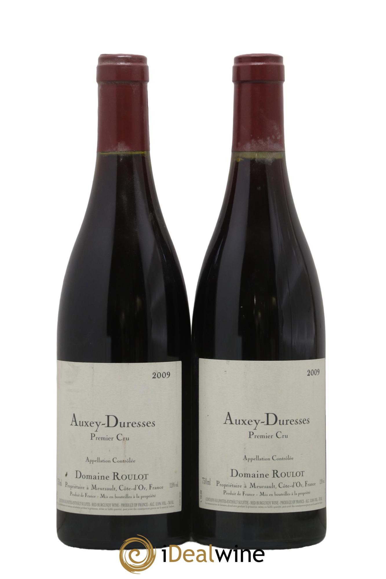 Auxey-Duresses 1er Cru Roulot (Domaine) 2009 - Lot de 2 bouteilles - 0