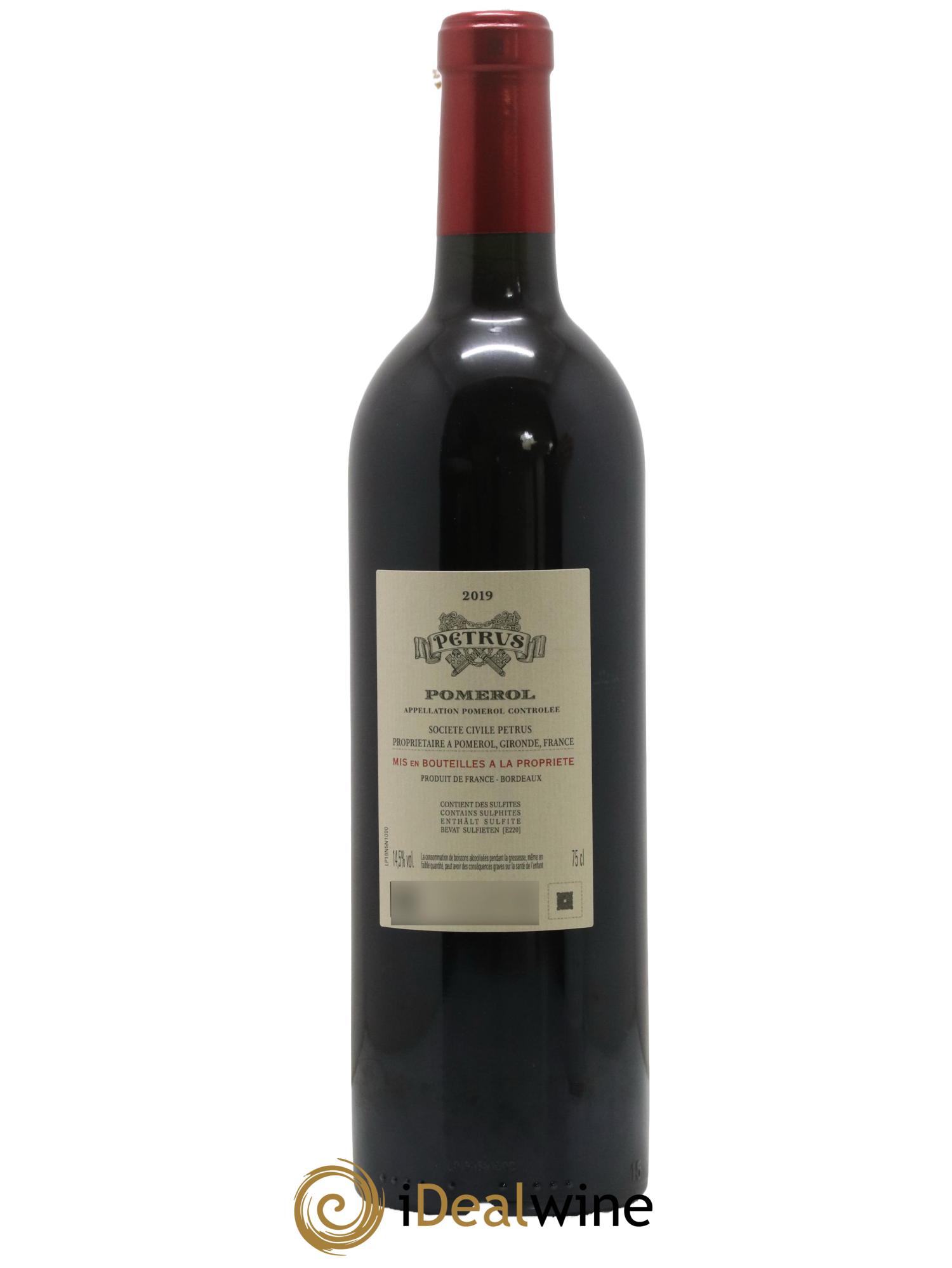 Petrus 2019 - Lot de 1 bouteille - 1