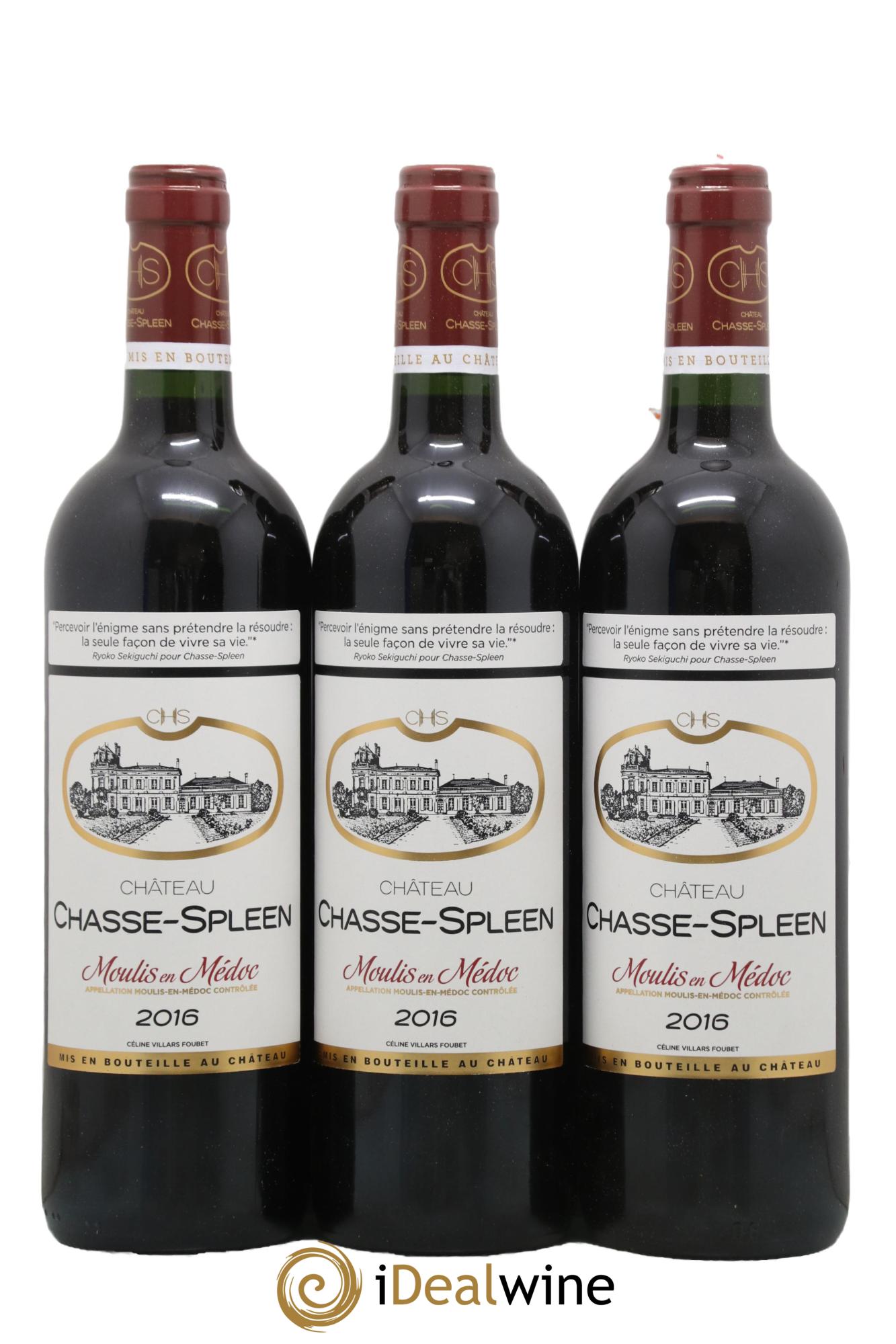 Château Chasse Spleen 2016 - Lot de 12 bouteilles - 3