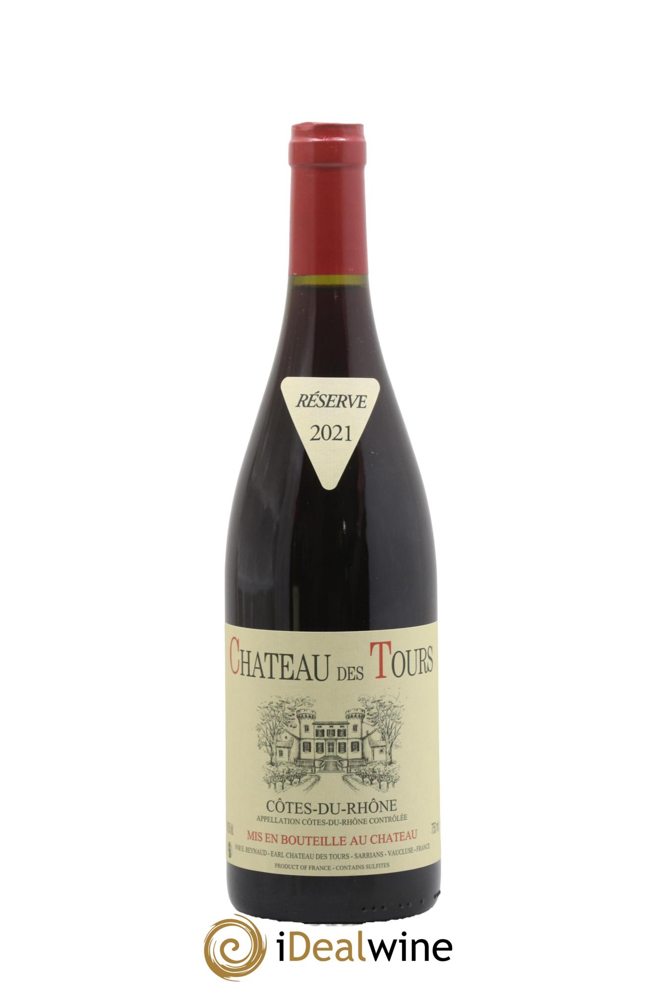 Côtes-du-Rhône Château des Tours Emmanuel Reynaud 2021 - Lot de 1 bouteille - 0