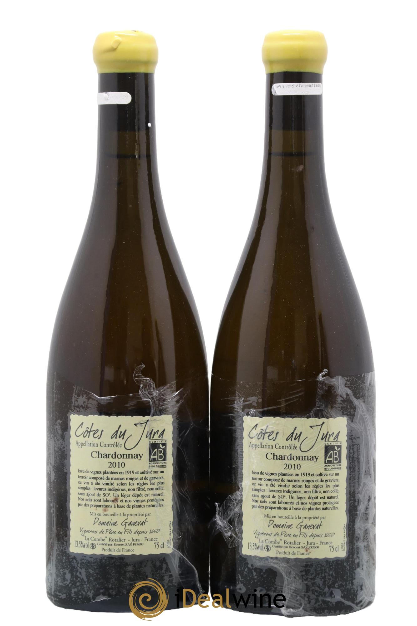 Côtes du Jura Les Grands Teppes Vieilles Vignes Jean-François Ganevat (Domaine)  2010 - Lot de 2 bouteilles - 1