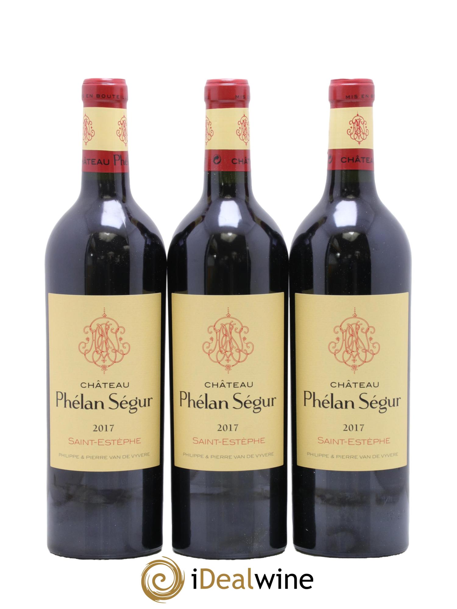 Château Phélan Ségur 2017 - Lot de 3 bouteilles - 0