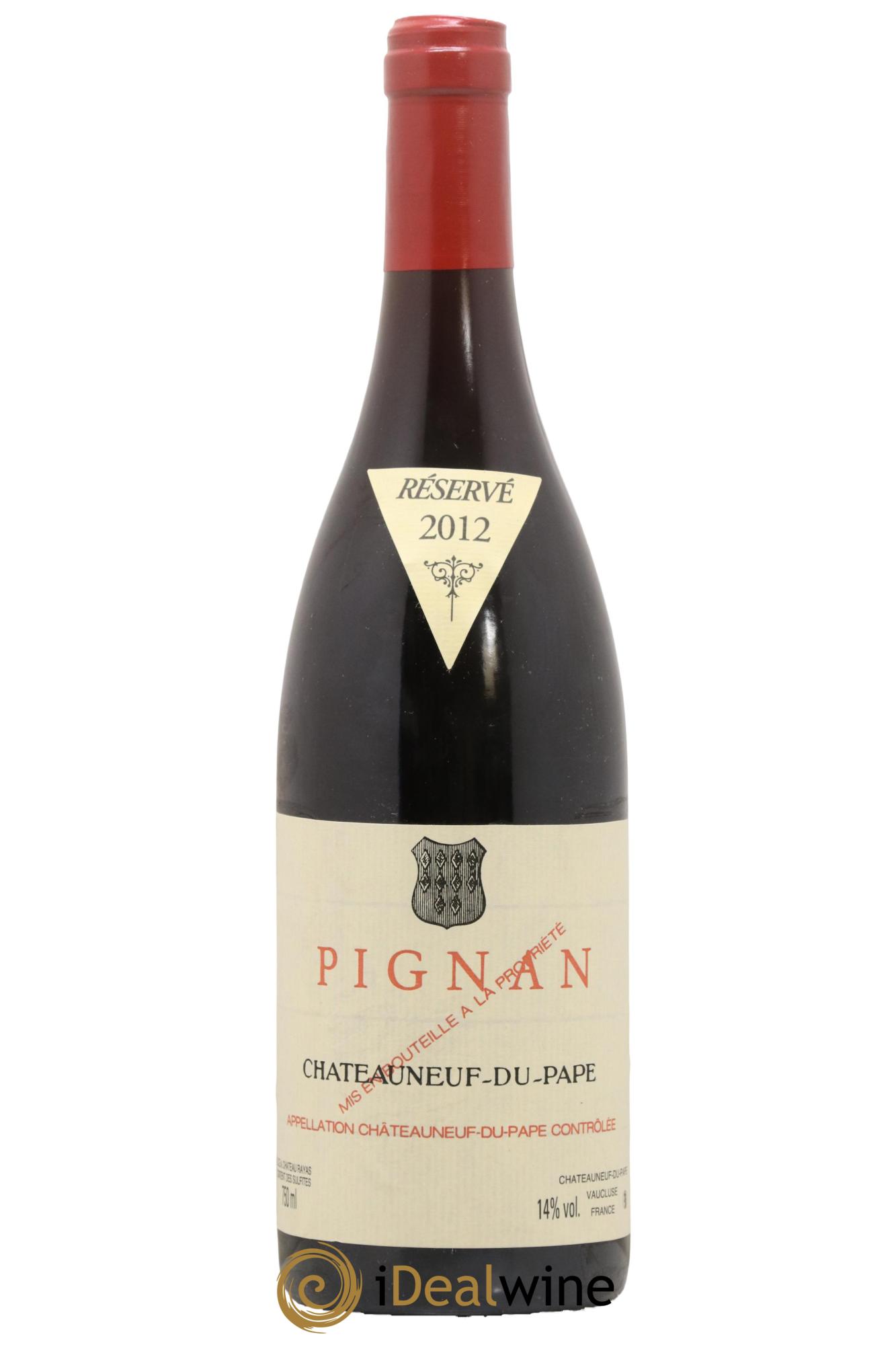Châteauneuf-du-Pape Pignan Emmanuel Reynaud 2012 - Posten von 1 Flasche - 0