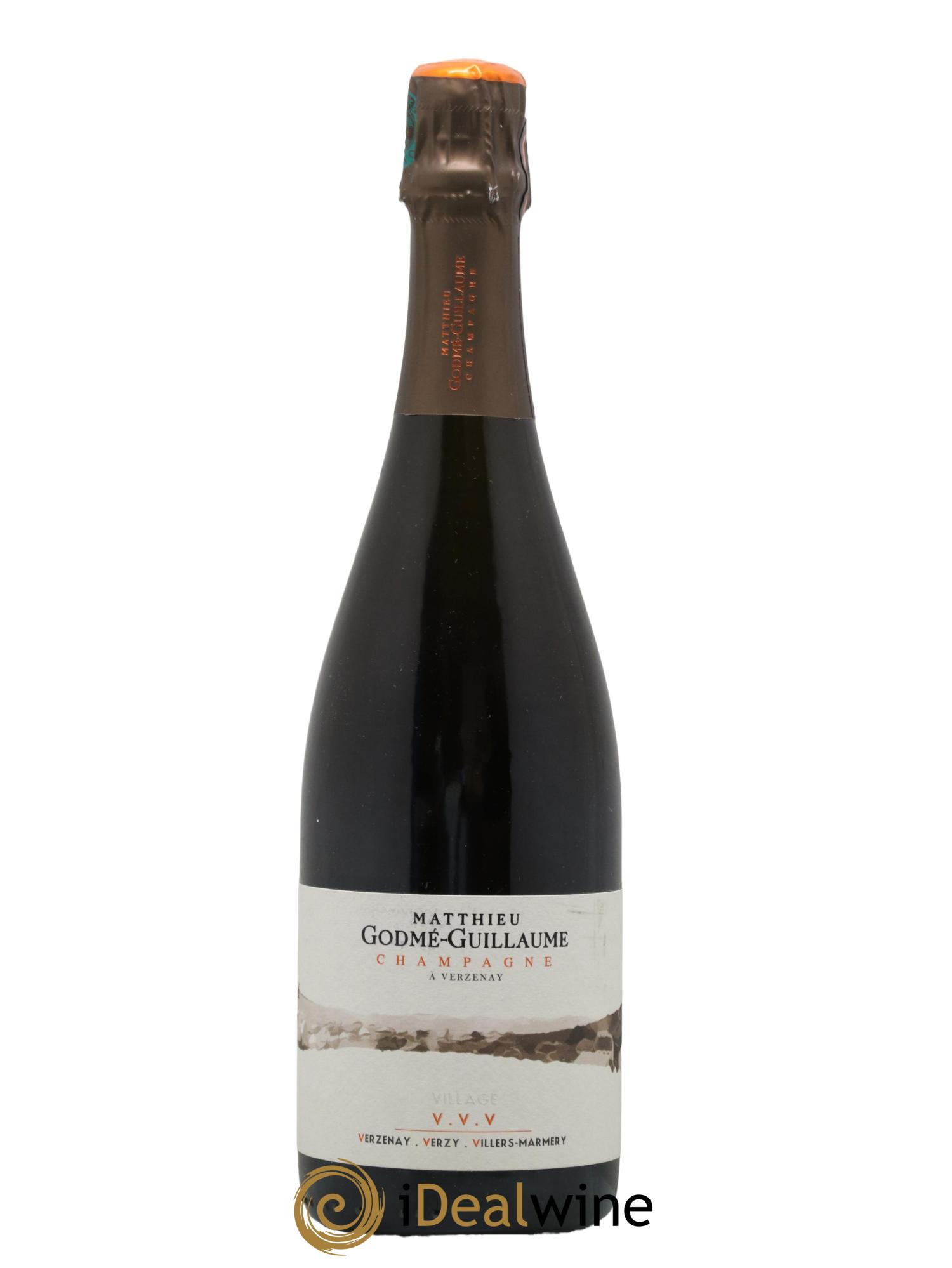 Champagne Verzenay 1er Cru Champagne VVV Matthieu Godme-Guillaume - Lot de 1 bouteille - 0