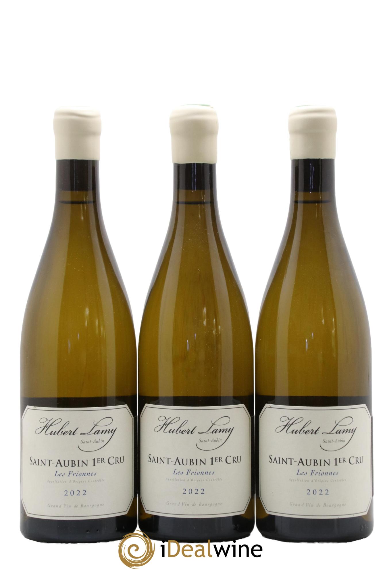 Saint-Aubin 1er Cru Les Frionnes Hubert Lamy 2022 - Lot of 3 bottles - 0