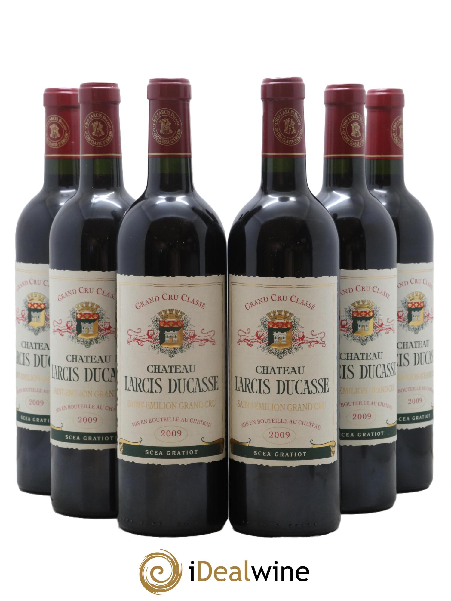 Château Larcis Ducasse 1er Grand Cru Classé B 2009 - Lot de 6 bouteilles - 0