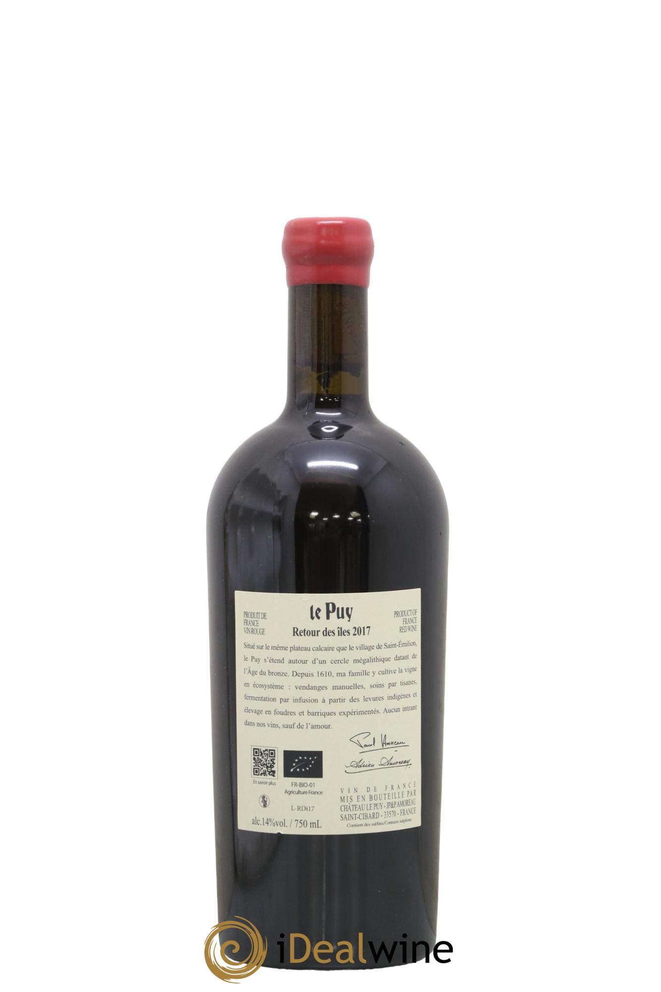 Le Puy - Retour des Iles 2017 - Lot de 1 bouteille - 1