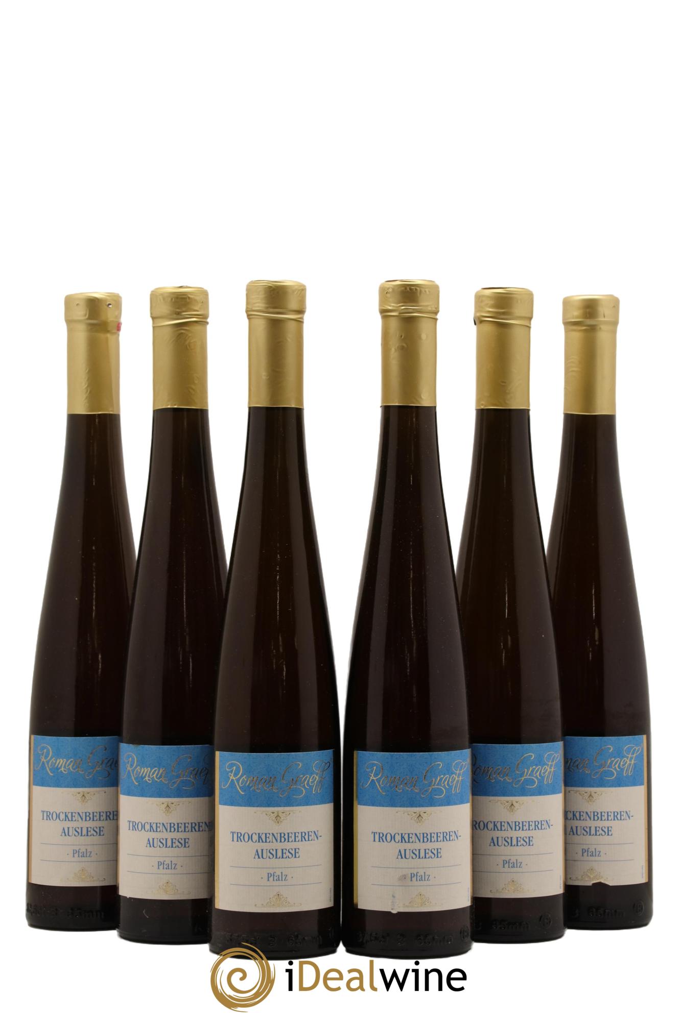 Allemagne Pfalz Trockenbeerenauslese Roman Graeff 2015 - Lot de 6 demi bouteilles - 0