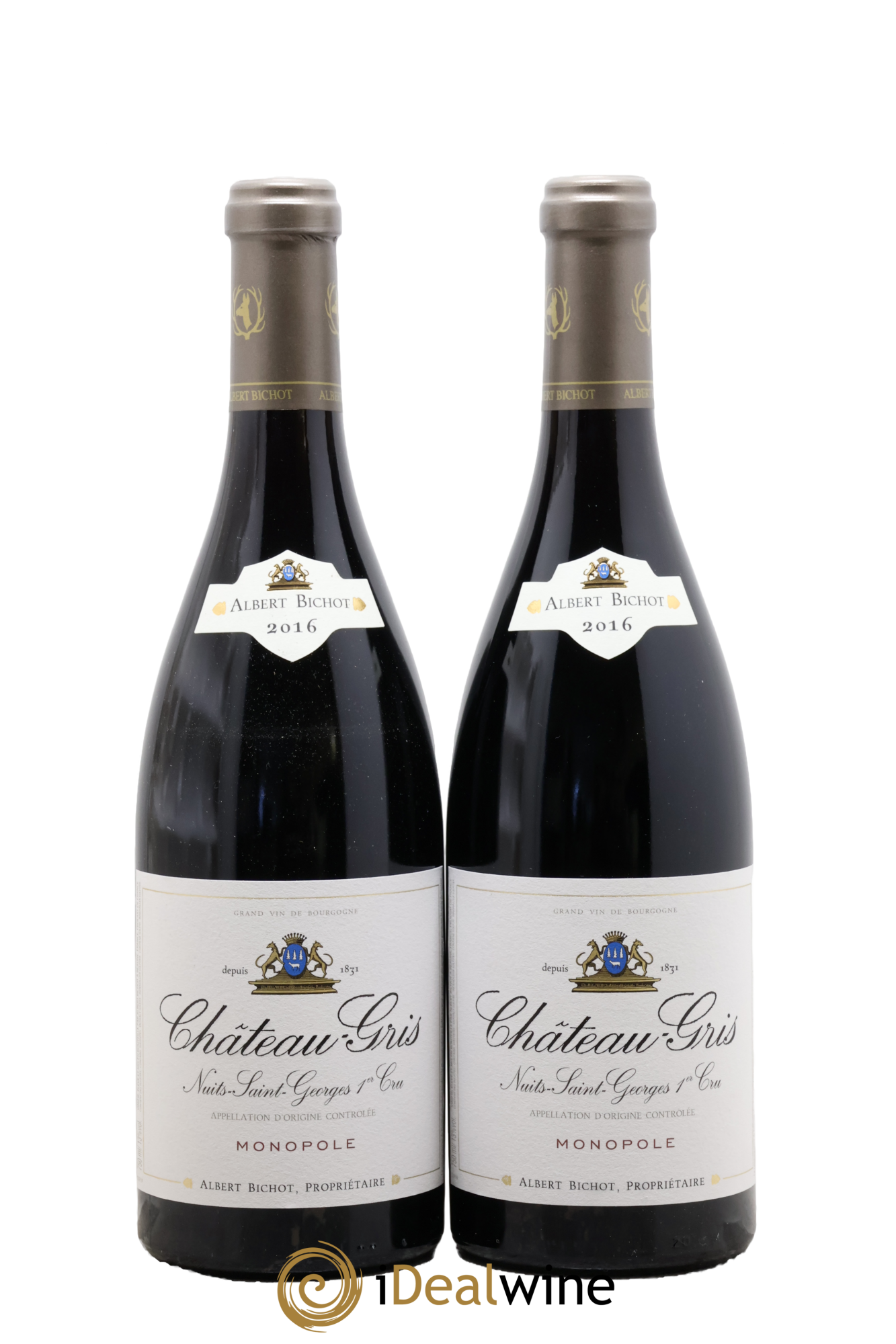 Nuits-Saint-Georges 1er Cru Château Gris - Albert Bichot 2016 - Lot de 2 bouteilles - 0