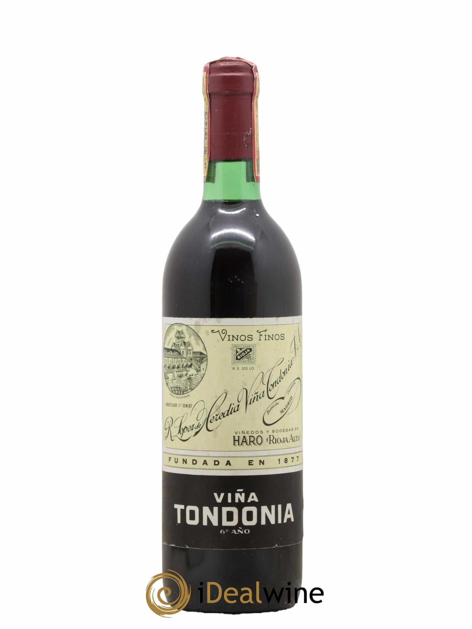 Rioja 6 Ano Vina Tondonia R. Lopez de Heredia - Posten von 1 Flasche - 0