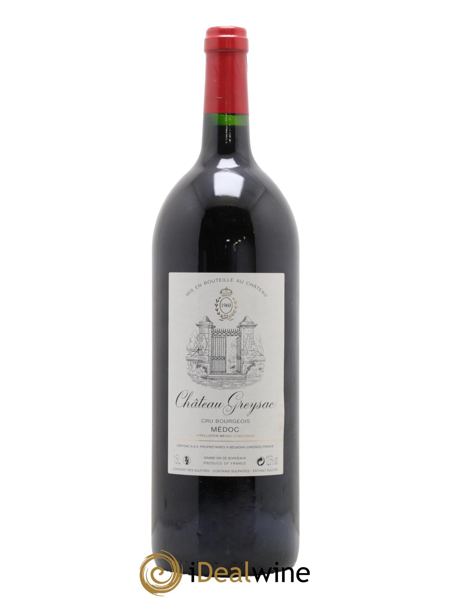 Château Greysac Cru Bourgeois 1960 - Posten von 1 Magnum - 0