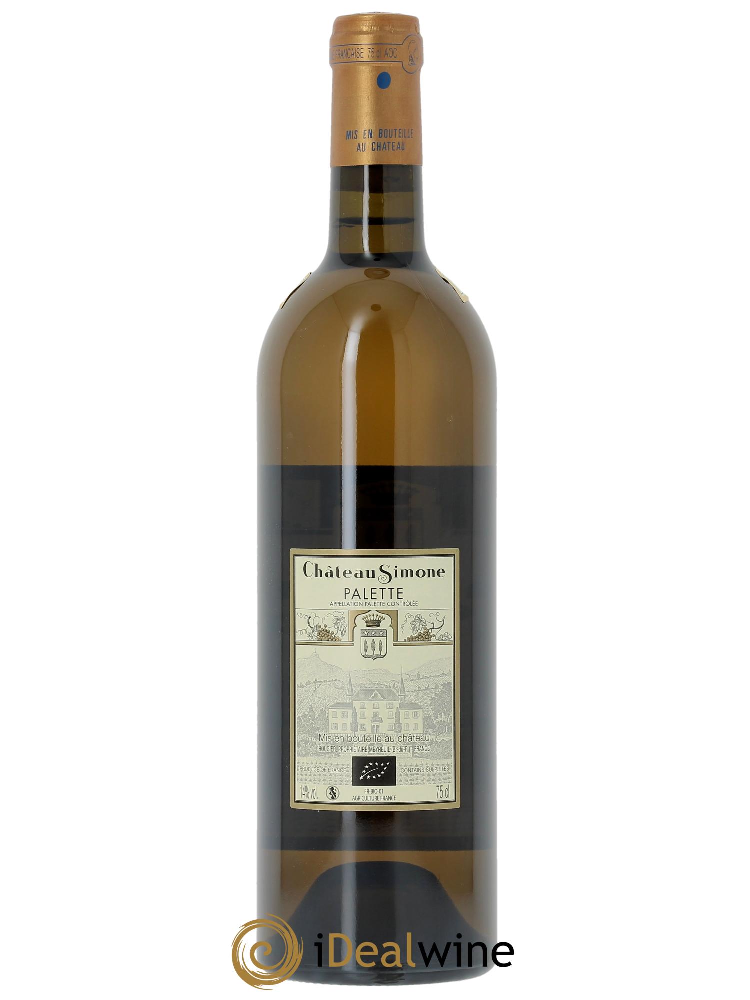 Palette Château Simone Famille Rougier  2022 - Lot de 1 bouteille - 1
