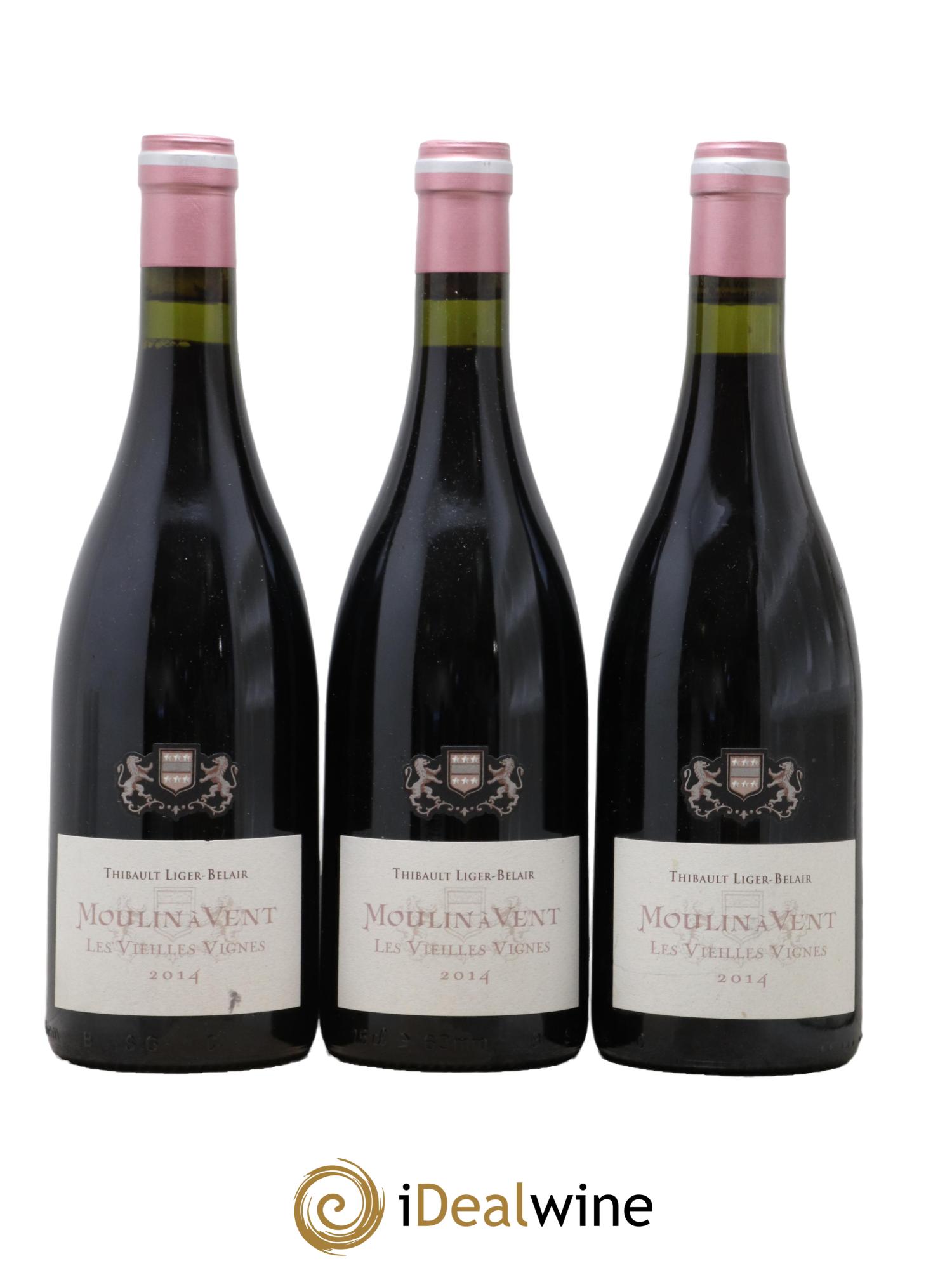 Moulin-à-Vent Les Vieilles Vignes Thibault Liger-Belair 2014 - Lot de 3 bouteilles - 0